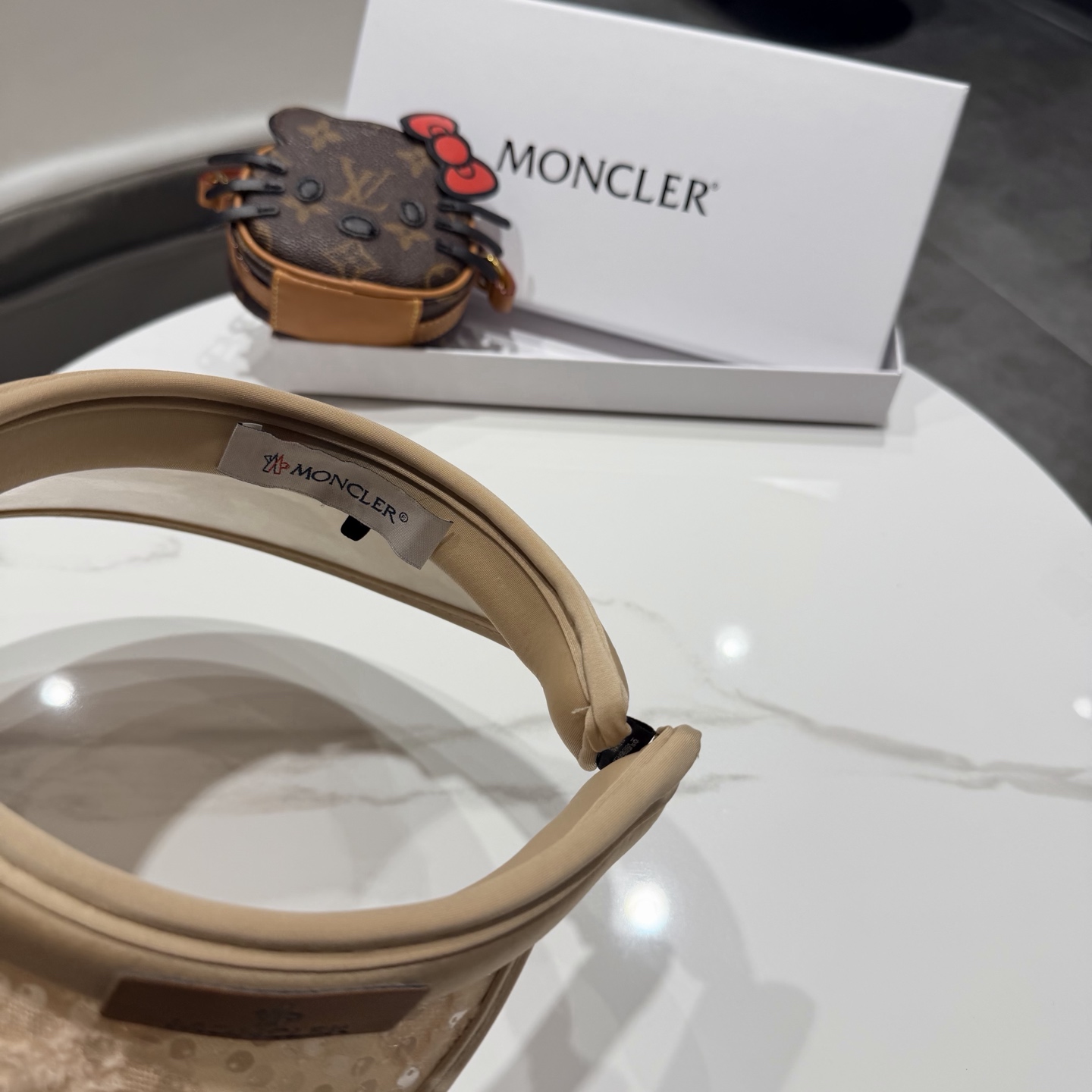 【MONCLER蒙口】空顶草帽女夏季防紫外线遮阳帽出游太阳帽百搭草编防晒帽子