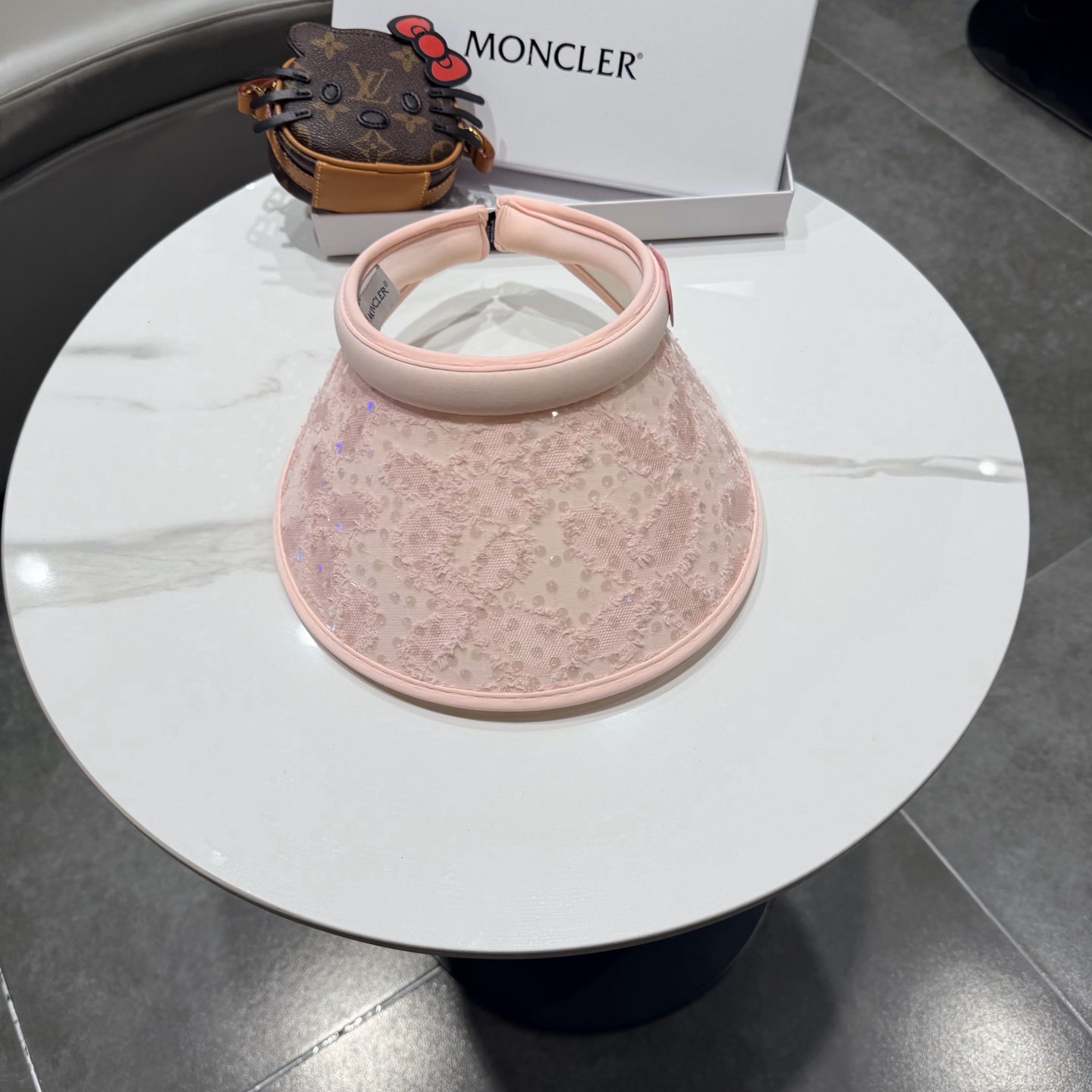 【MONCLER蒙口】空顶草帽女夏季防紫外线遮阳帽出游太阳帽百搭草编防晒帽子