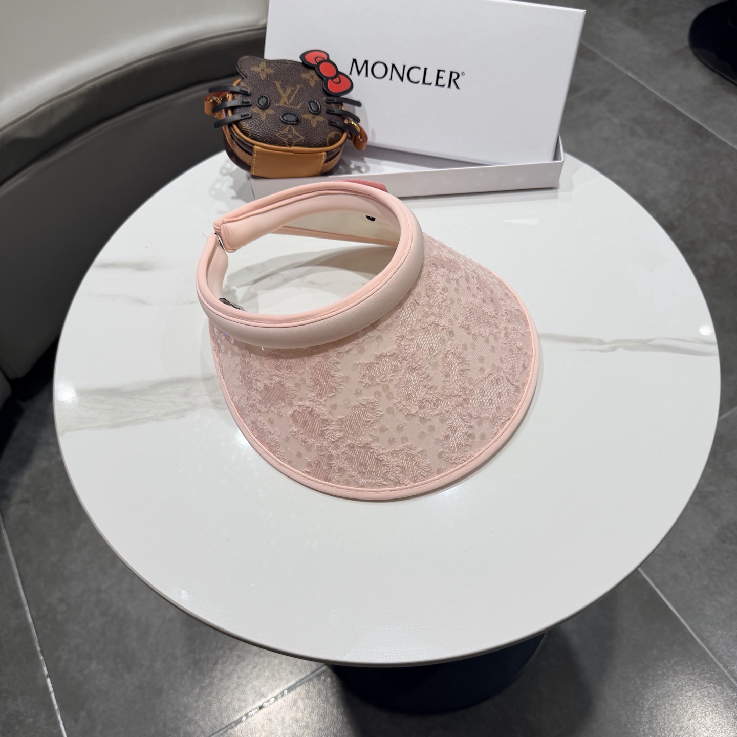 【MONCLER蒙口】空顶草帽女夏季防紫外线遮阳帽出游太阳帽百搭草编防晒帽子