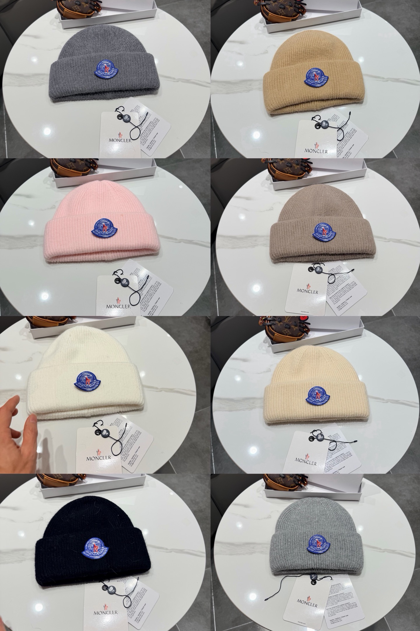 蒙口毛线帽，经典百搭款