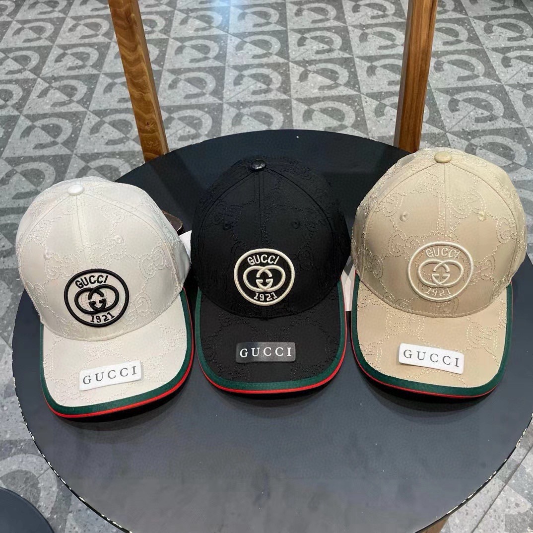 【GUCCI古奇棒球帽🧢，专柜新款简约很潮！休闲运动款，经典制作，超级好搭衣服！