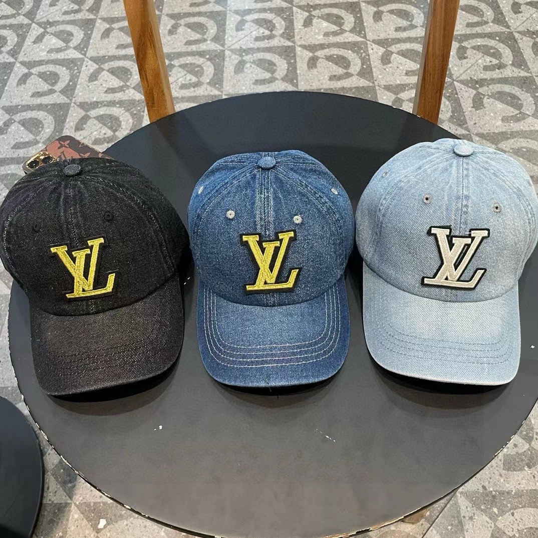 路易威登棒球帽LouisVuitton🧢 LV牛仔棒球帽，简约大气，经典老花，男女通用