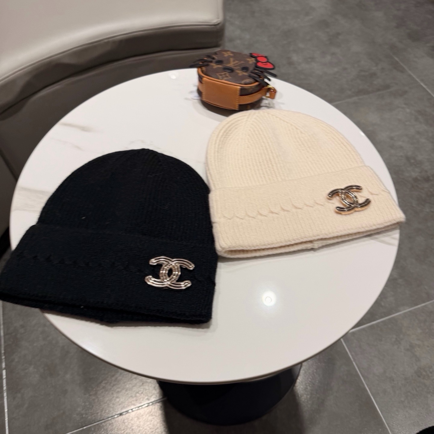 chanel香奈儿针织毛线帽