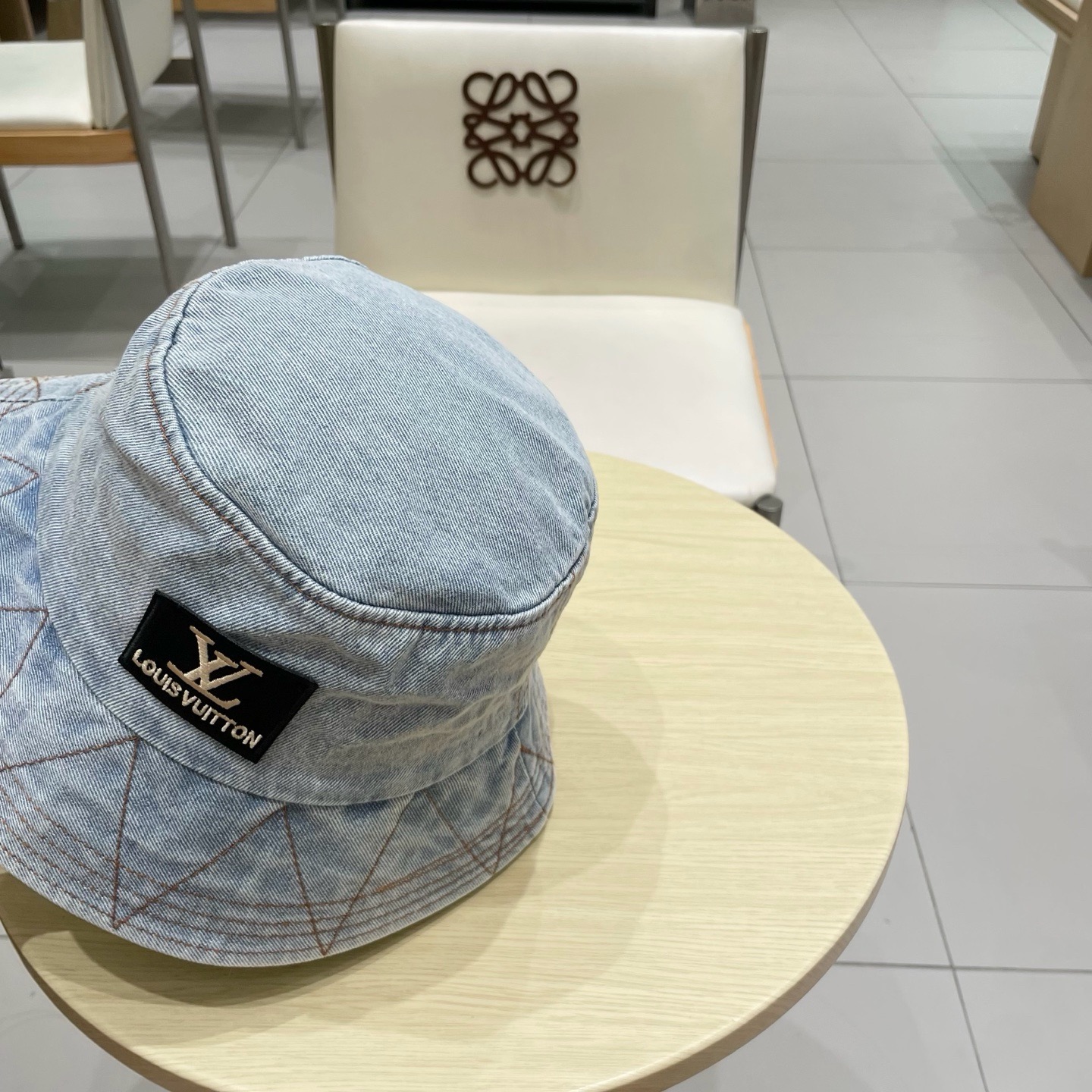 LV牛仔渔夫帽，头围57cm