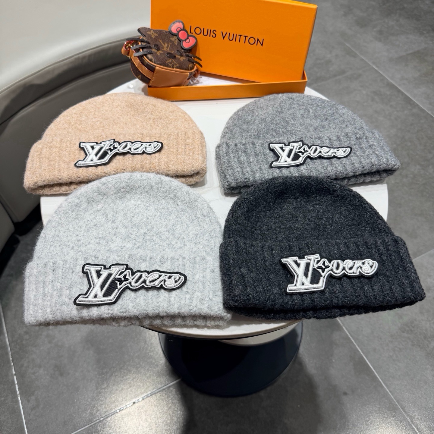 Lv路易斯新款毛线帽, 头围57cm