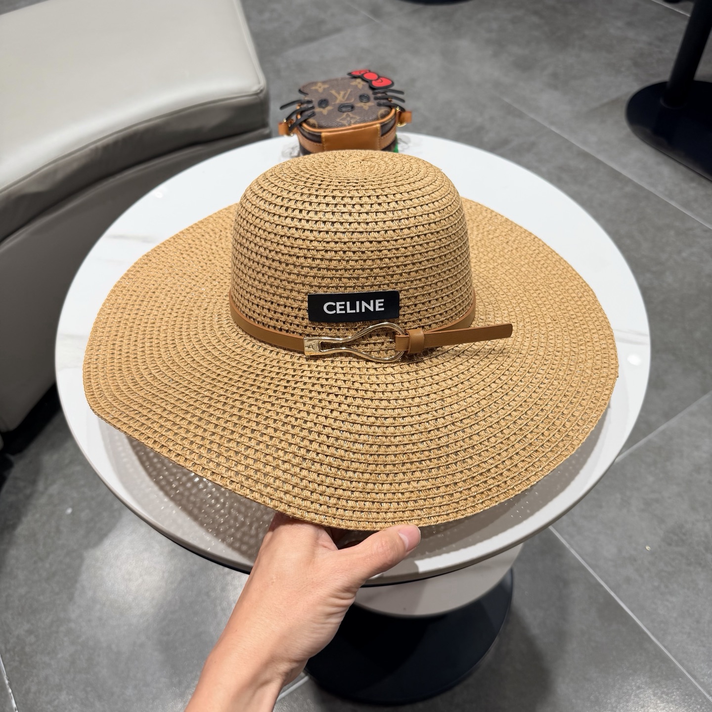Celine赛琳新款草帽，头围57cm