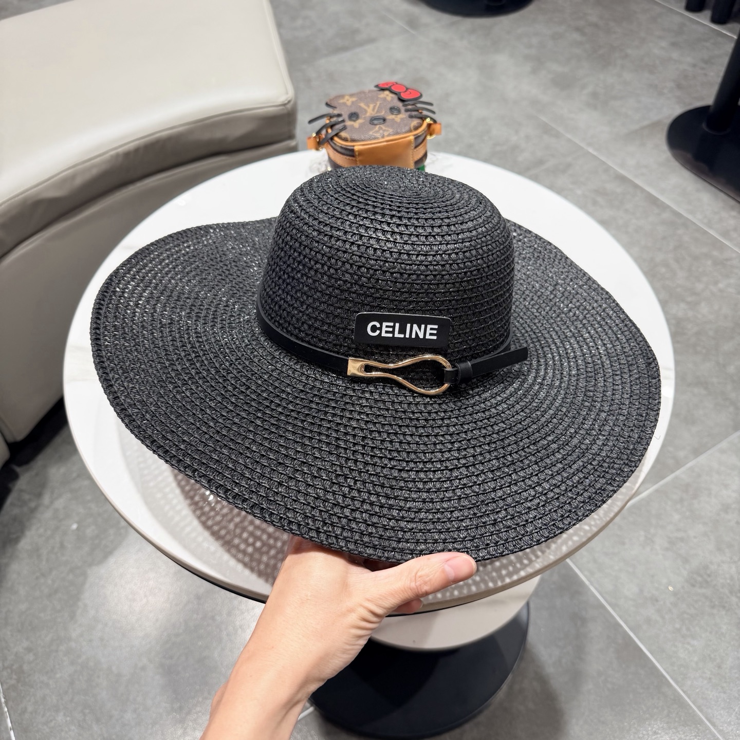 Celine赛琳新款草帽，头围57cm