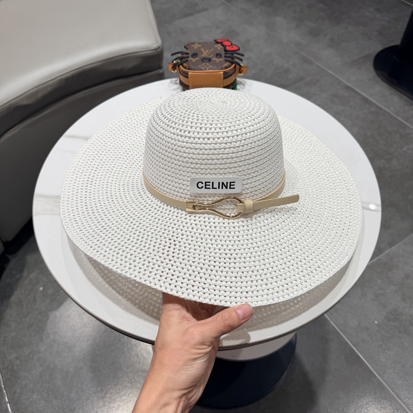 Celine赛琳新款草帽，头围57cm