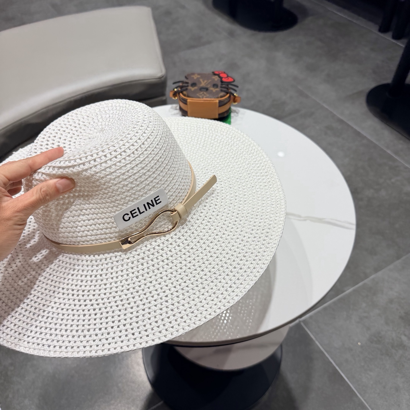 Celine赛琳新款草帽，头围57cm
