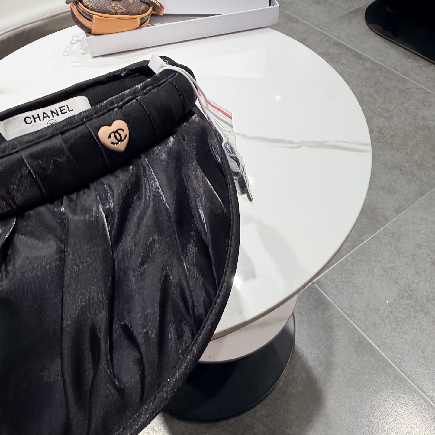 香奈儿chanel发箍防晒空顶帽女夏季遮脸防紫外线宽檐高品质遮阳帽贝壳帽太阳帽