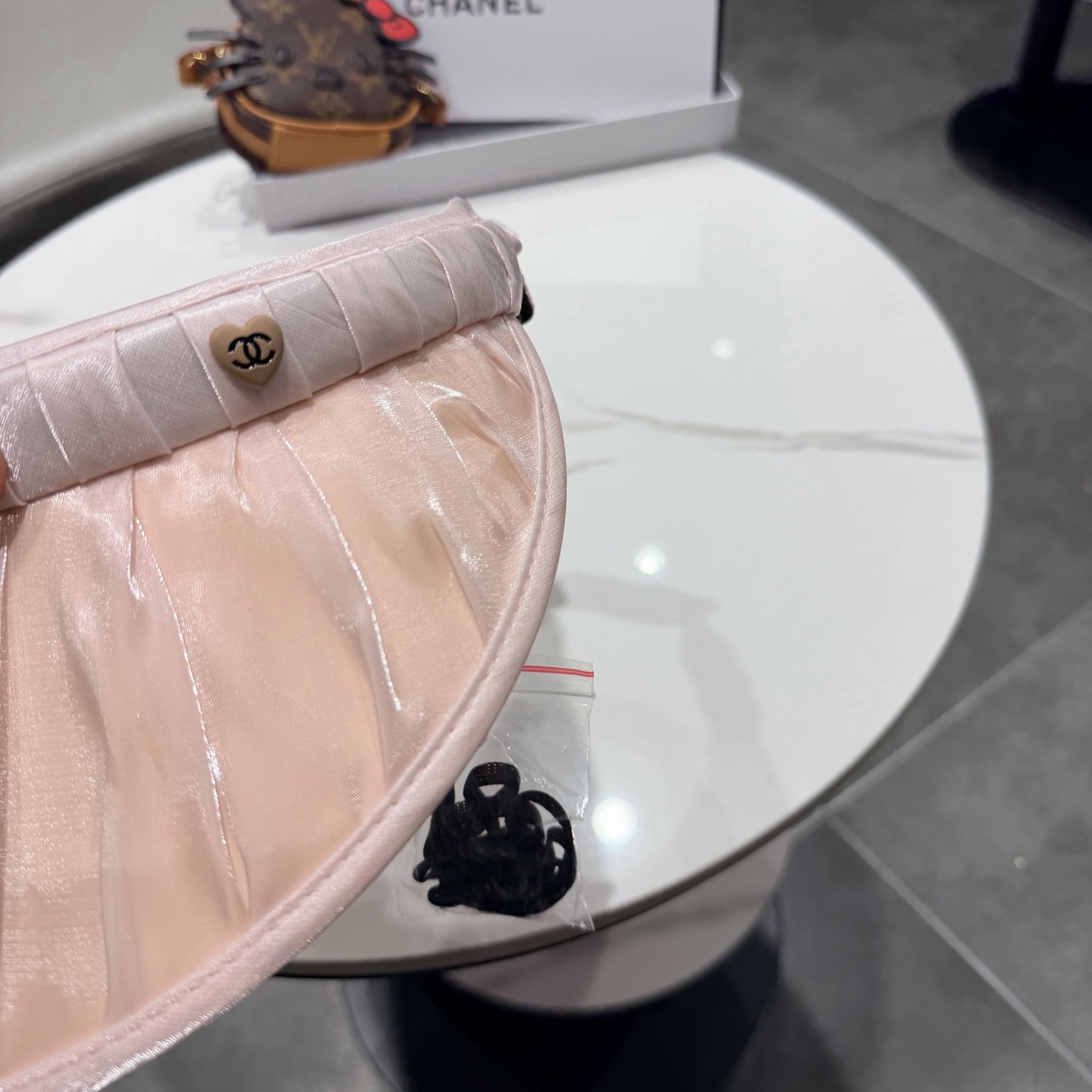 香奈儿chanel发箍防晒空顶帽女夏季遮脸防紫外线宽檐高品质遮阳帽贝壳帽太阳帽