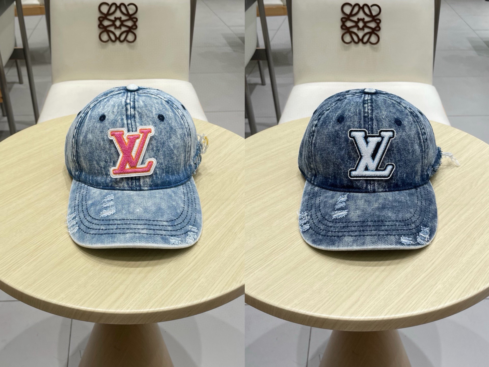 LV路易威登新款牛仔棒球帽洗水牛仔风街头风十足更符合现在时尚小哥哥小姐姐的style，机场街拍超飒！