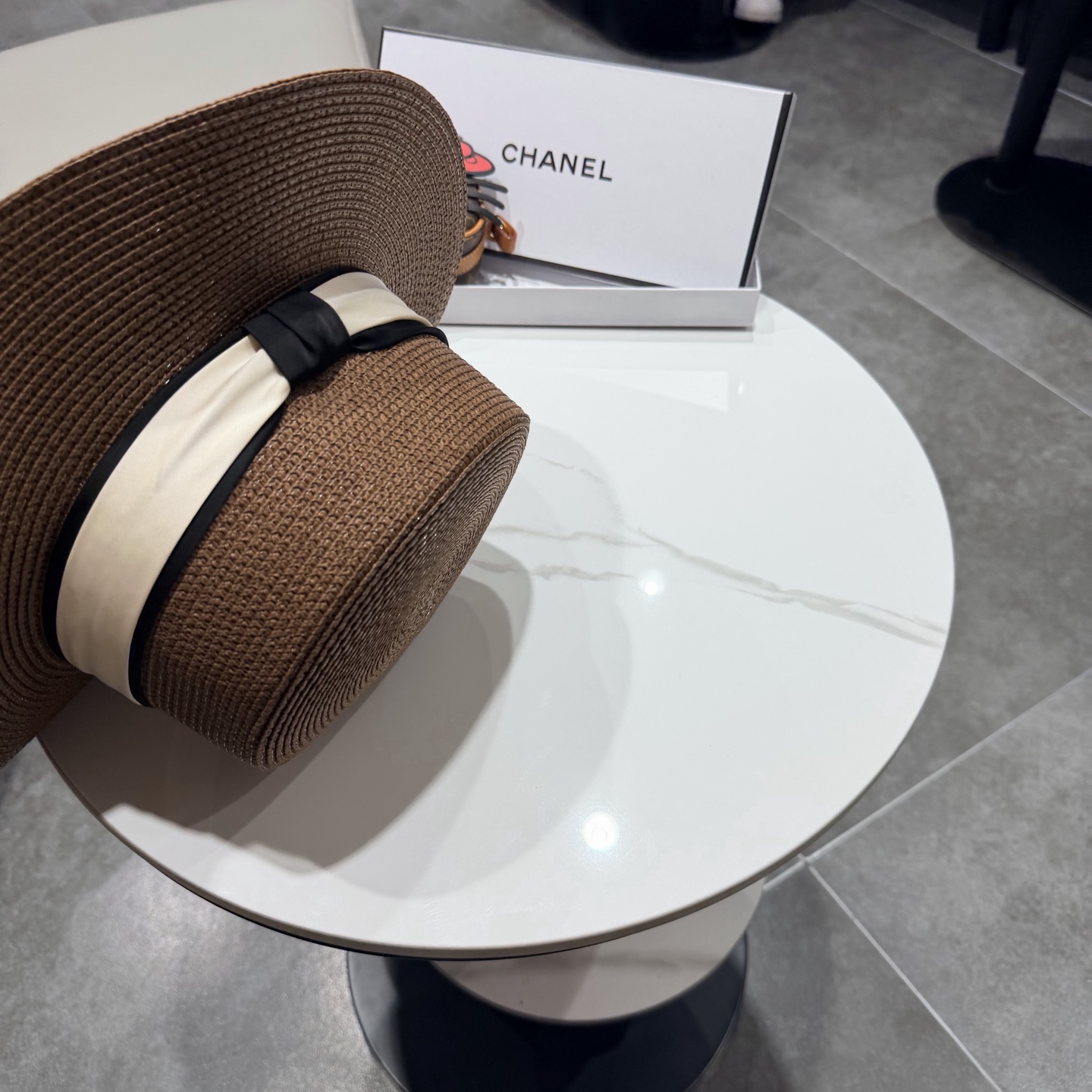 Chanel香奈草帽遮阳帽、夏日出游搭衣必备，头围57cm