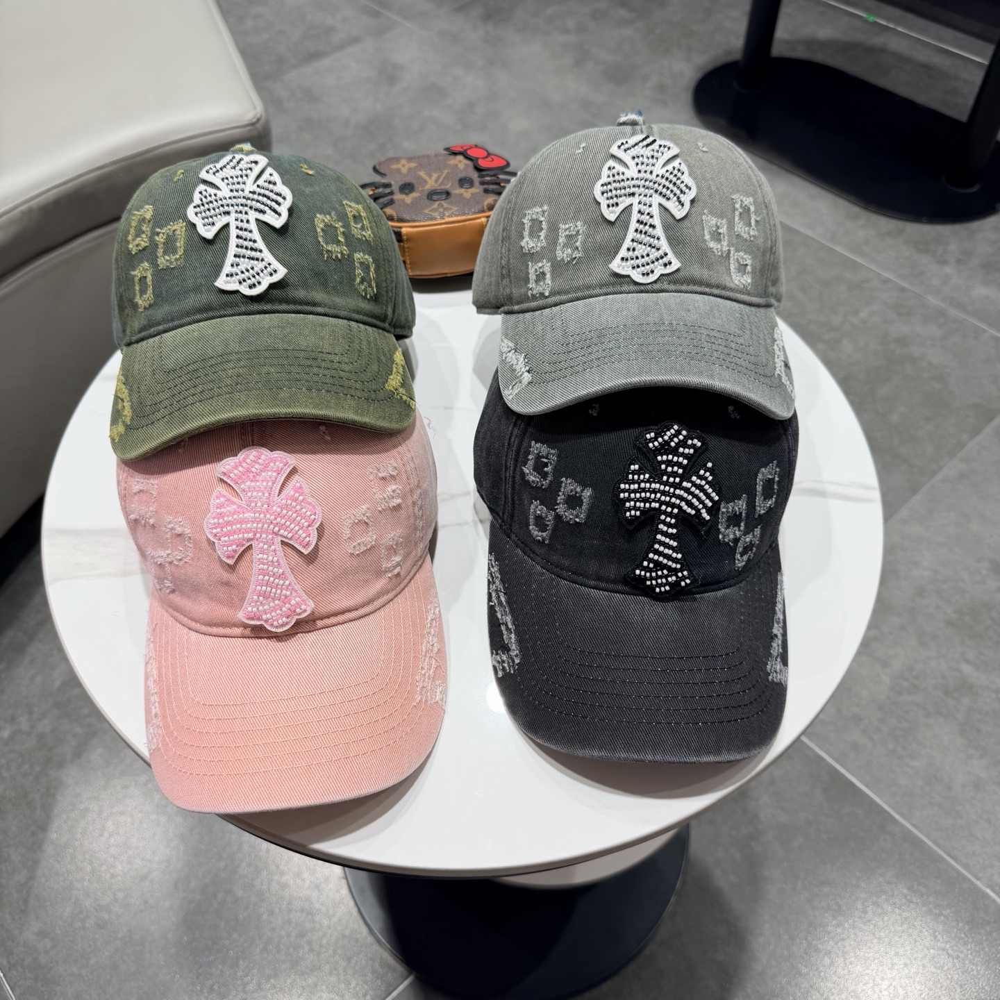 Chrome hearts 克罗心 新款十字架 高品质棒球帽，高端定制版！网红时尚博主同款！墙裂推荐！质
