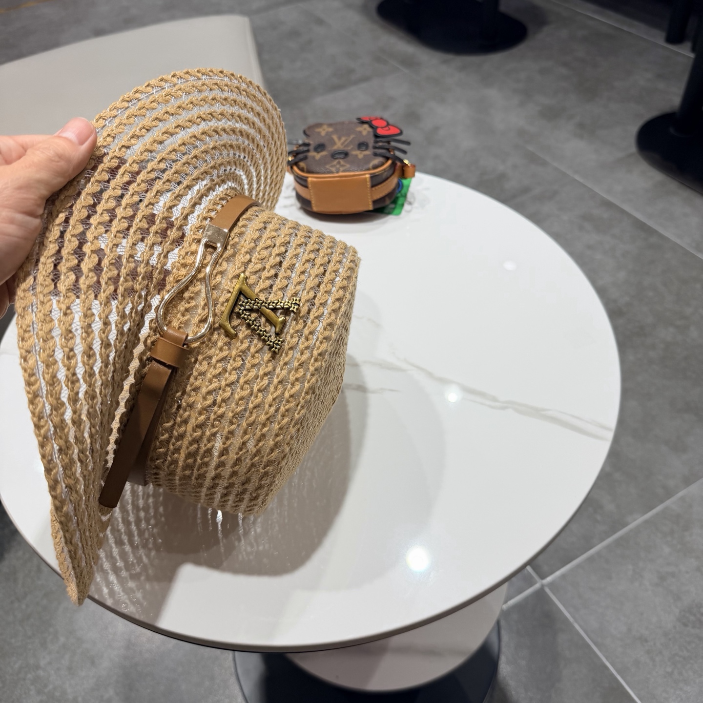 lv新款礼帽，遮阳草帽，头围57cm