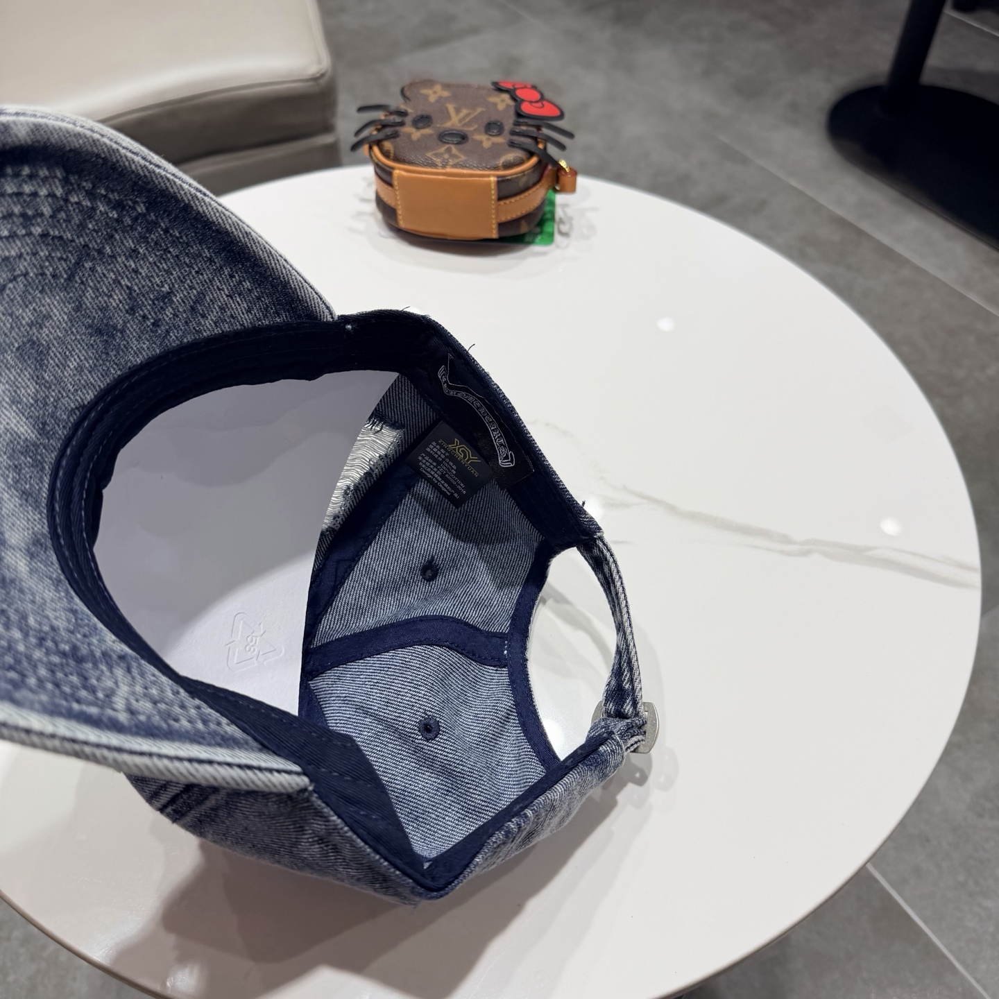 Chrome Hearts 克罗心💓早春韩版时尚复古做旧破洞帽子磨损设计百搭棒球帽鸭舌帽