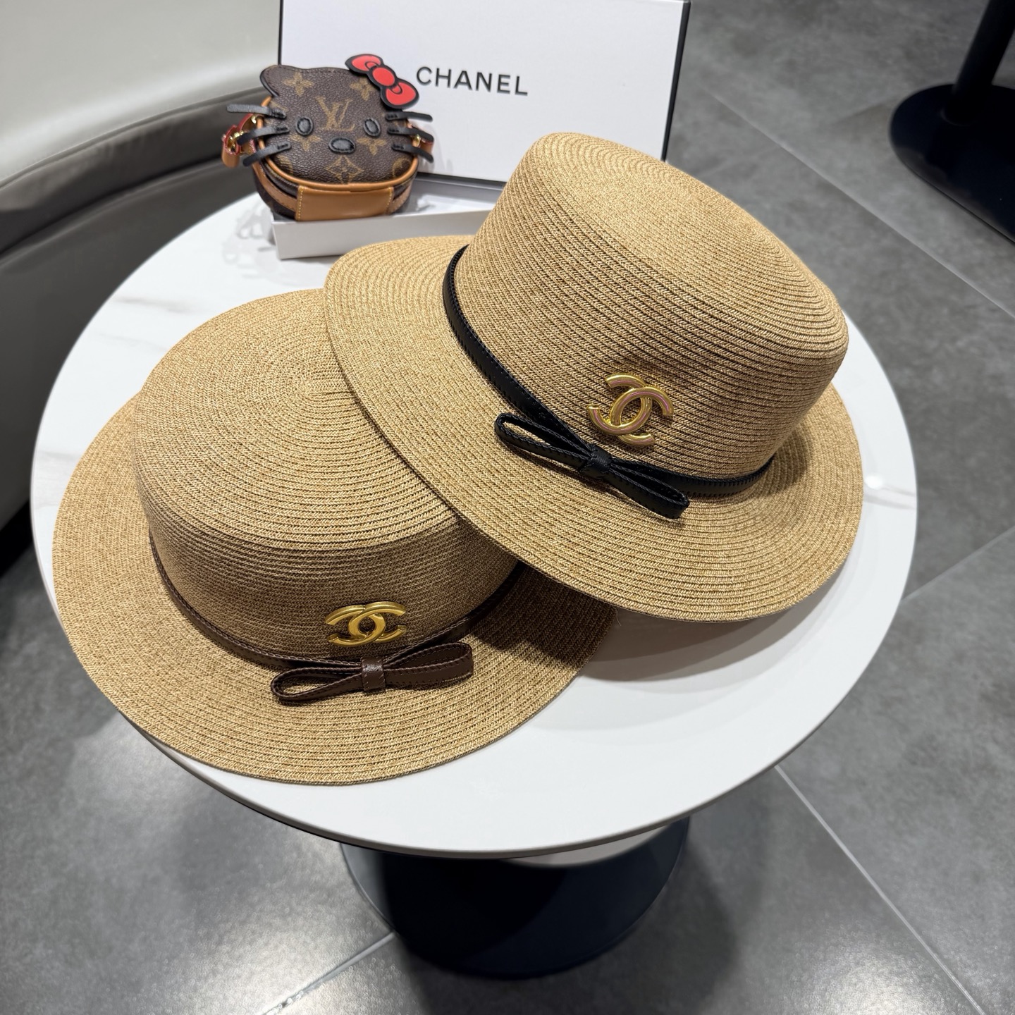 Chanel香奈儿新款草帽，日本草制作，跑量王，头围57cm