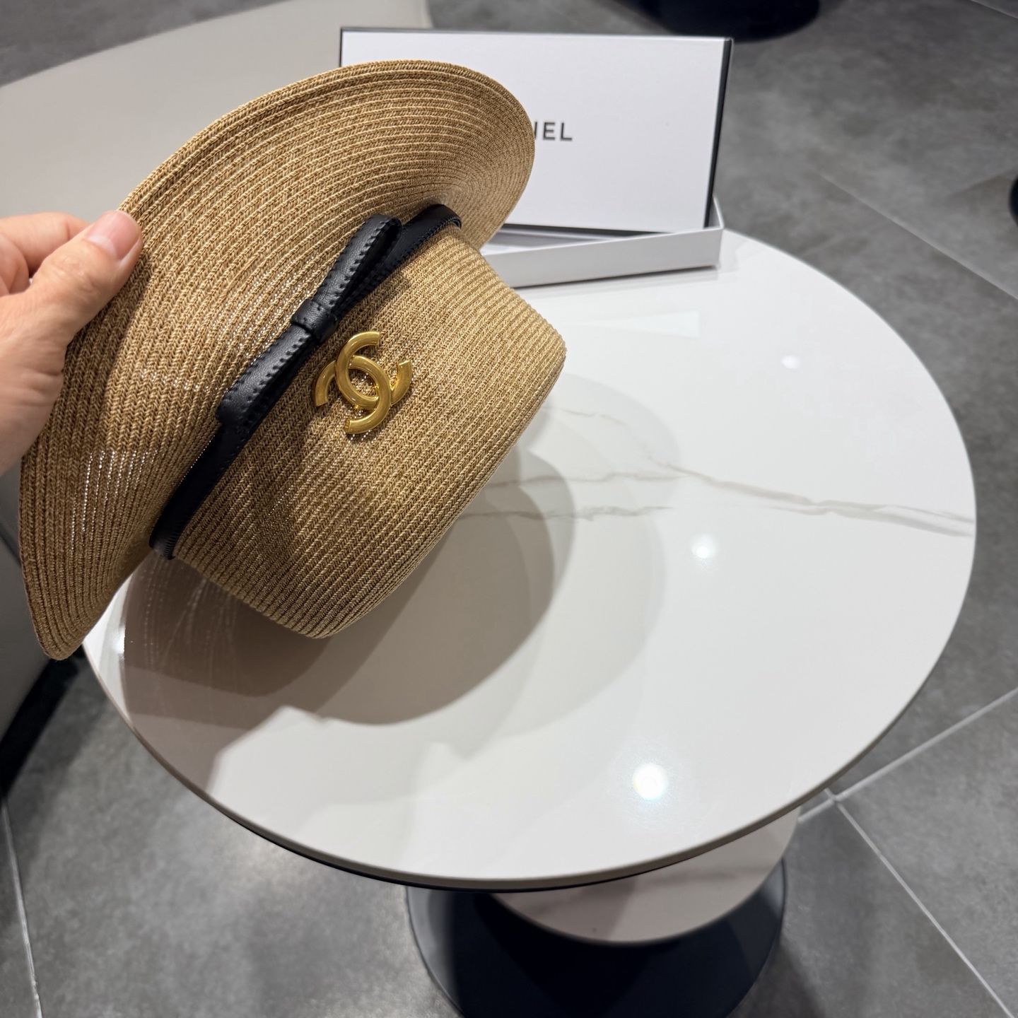 Chanel香奈儿新款草帽，日本草制作，跑量王，头围57cm