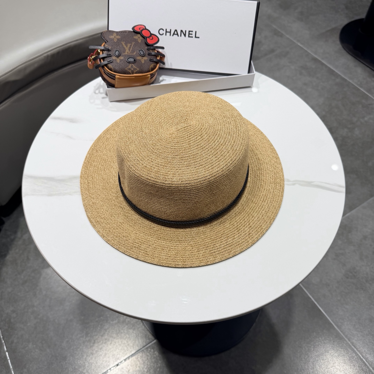 Chanel香奈儿新款草帽，日本草制作，跑量王，头围57cm