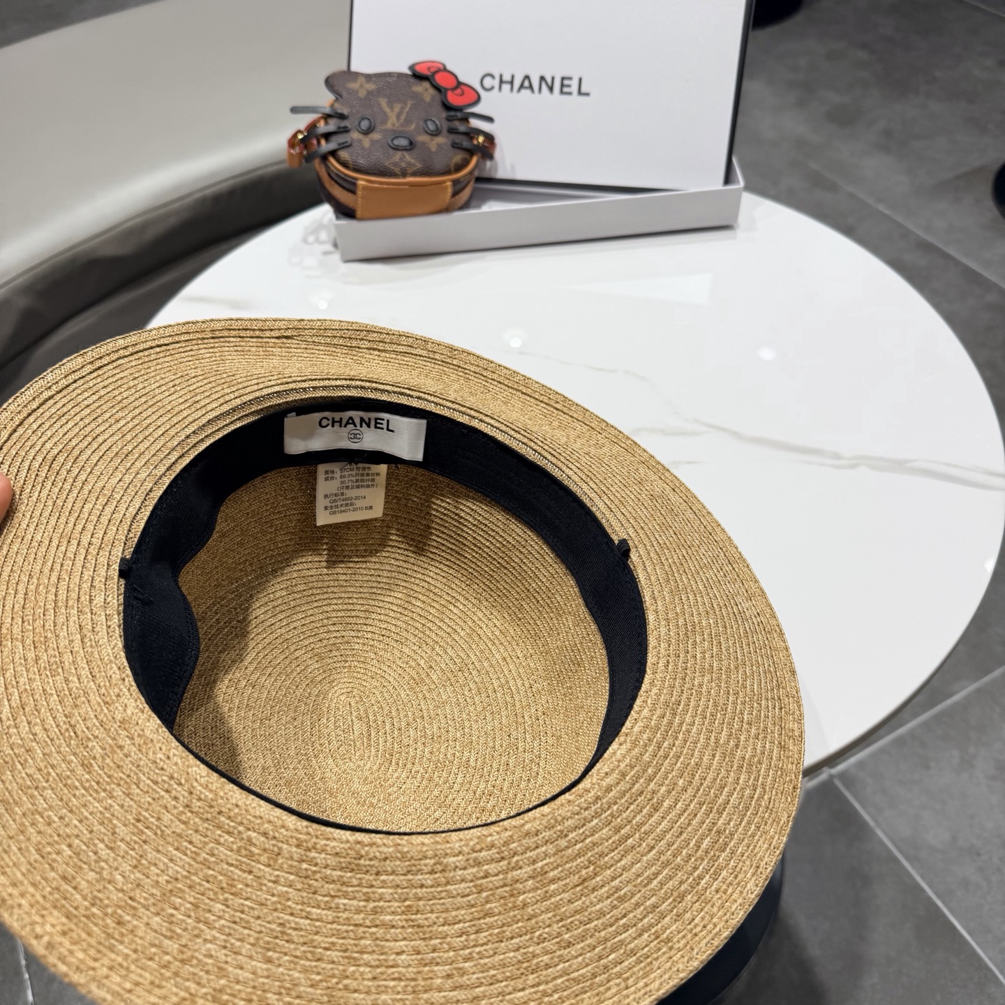 Chanel香奈儿新款草帽，日本草制作，跑量王，头围57cm