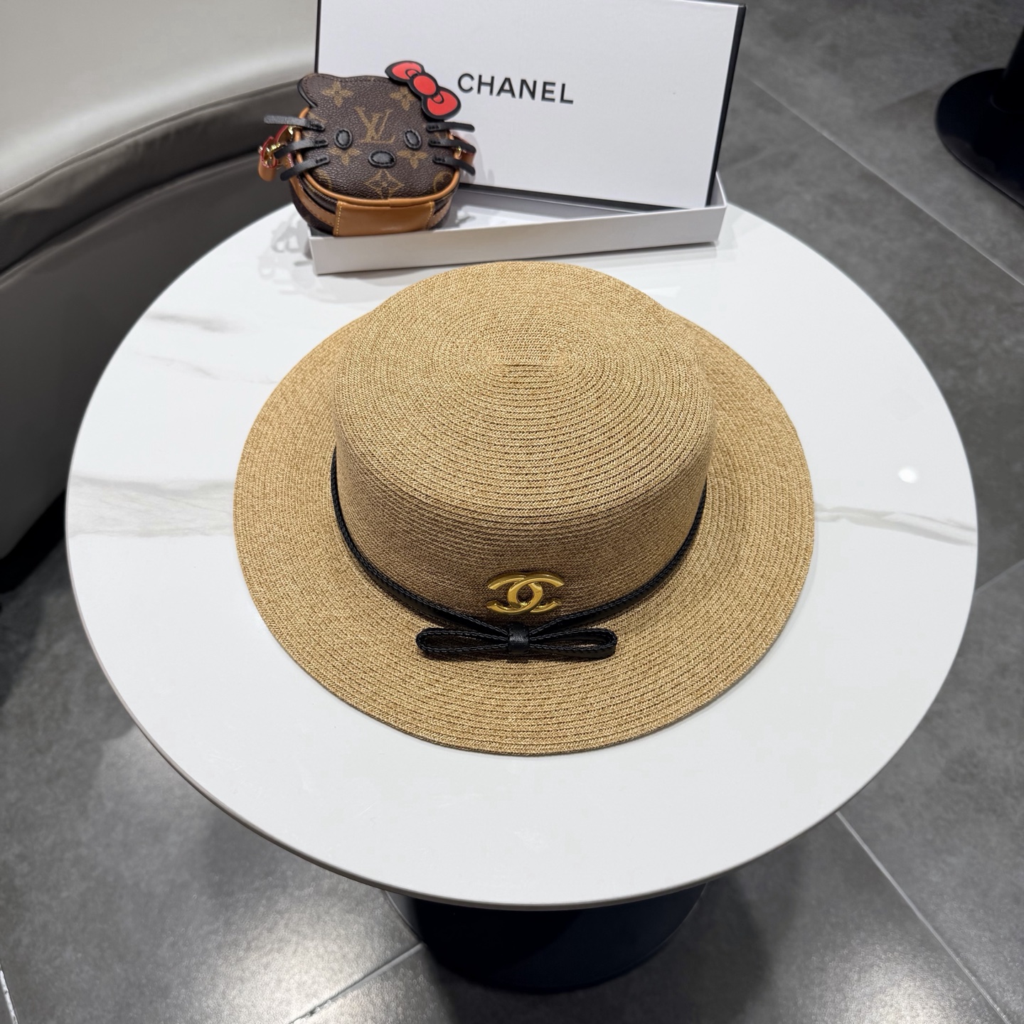 Chanel香奈儿新款草帽，日本草制作，跑量王，头围57cm