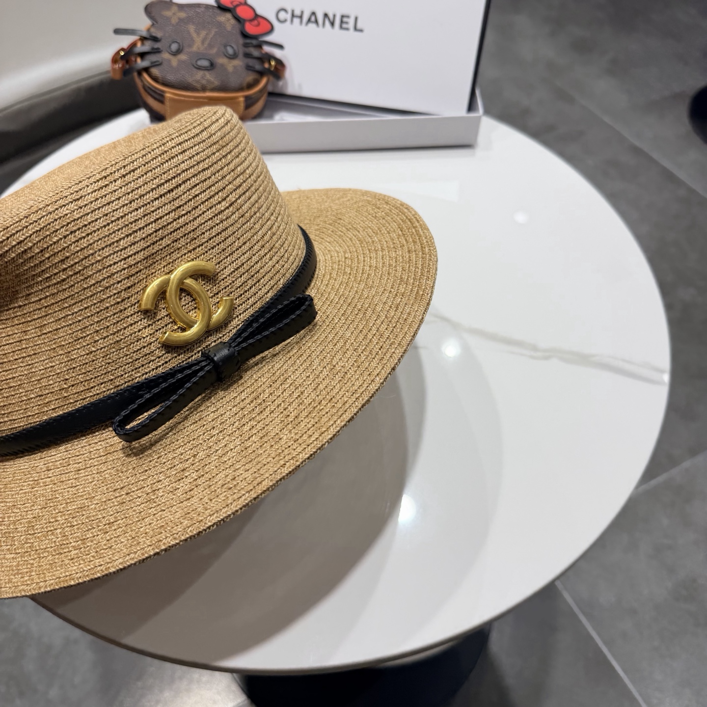 Chanel香奈儿新款草帽，日本草制作，跑量王，头围57cm