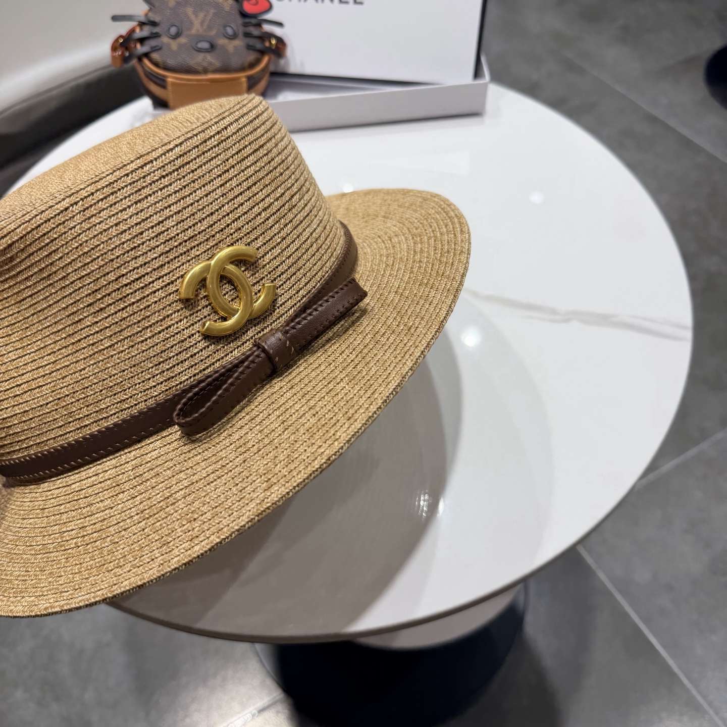 Chanel香奈儿新款草帽，日本草制作，跑量王，头围57cm