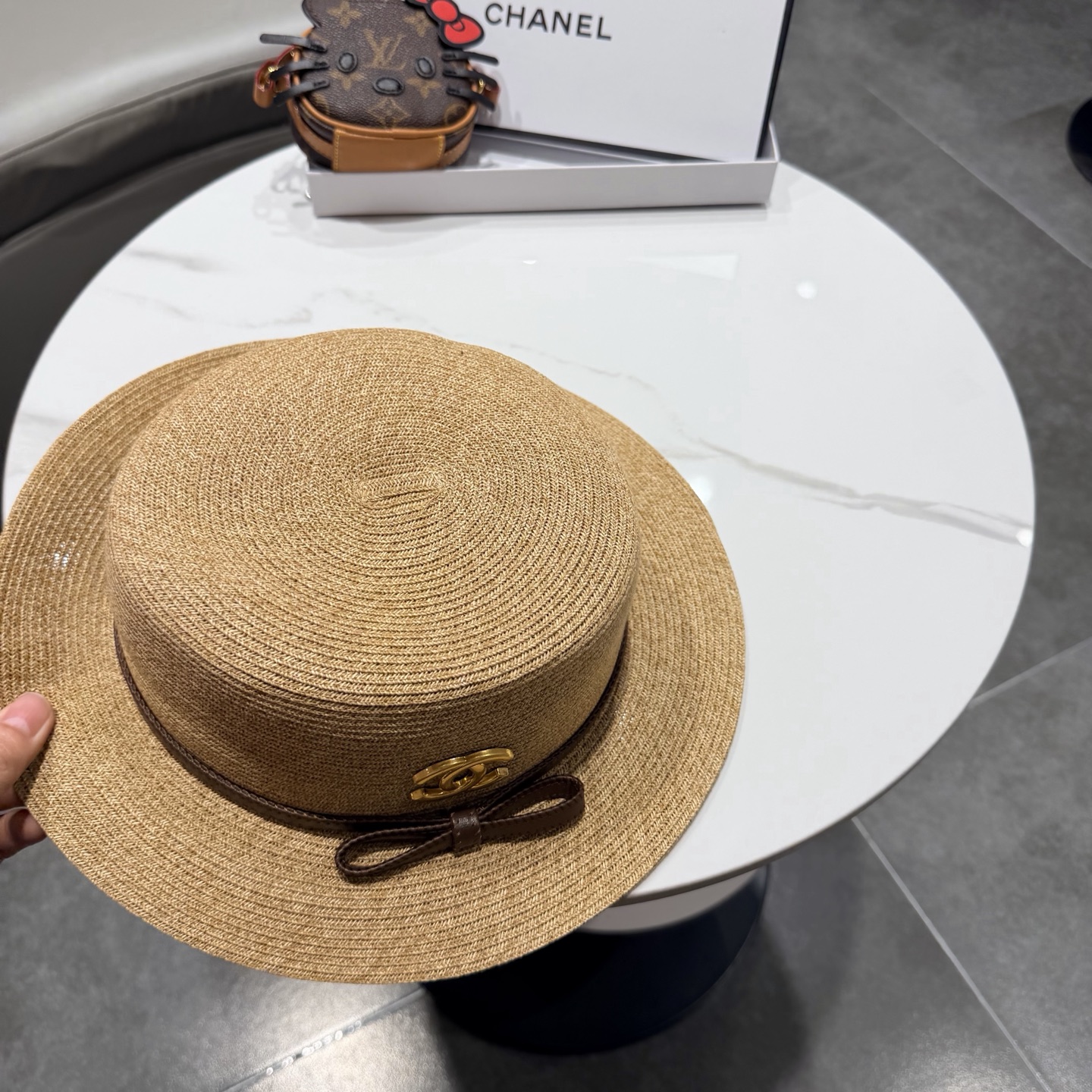 Chanel香奈儿新款草帽，日本草制作，跑量王，头围57cm