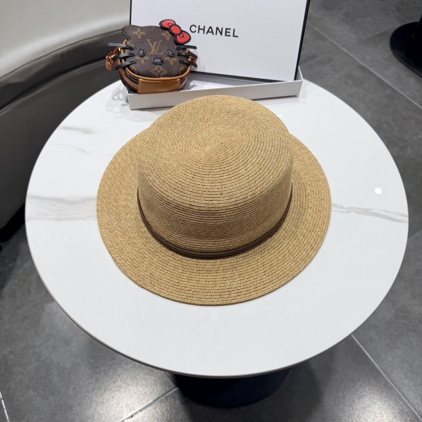 Chanel香奈儿新款草帽，日本草制作，跑量王，头围57cm