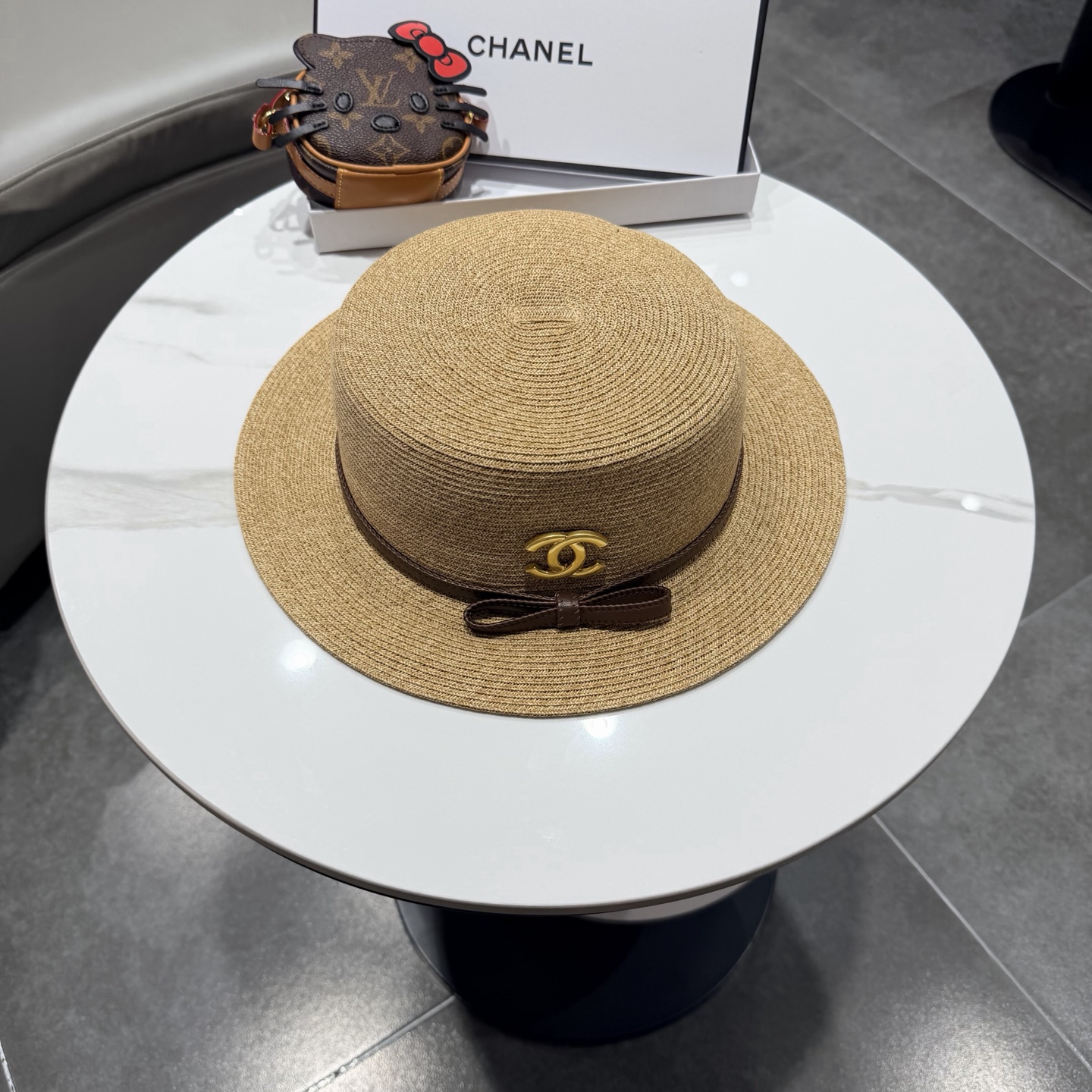 Chanel香奈儿新款草帽，日本草制作，跑量王，头围57cm