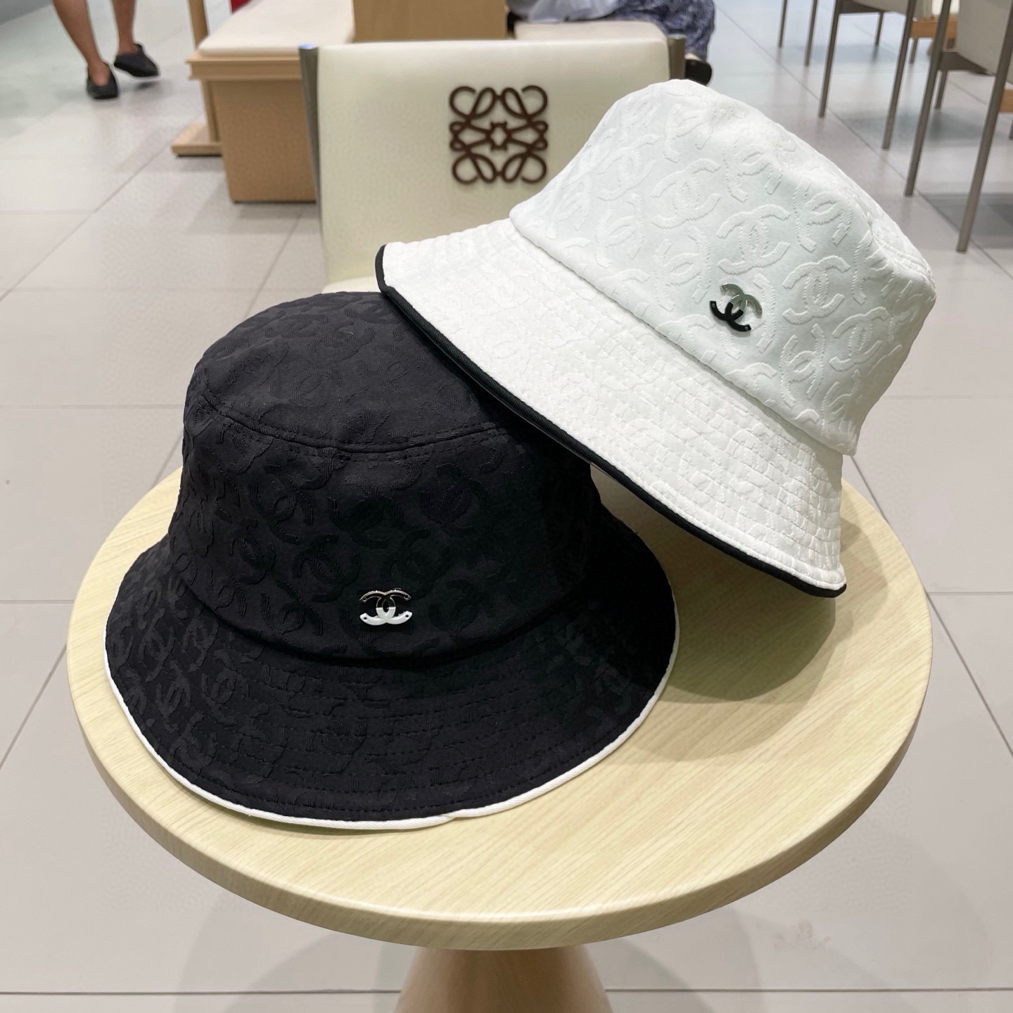 香奈儿CHANEL 新品高定渔夫帽，小香logo经典简约，时尚休闲设计 跑量新品