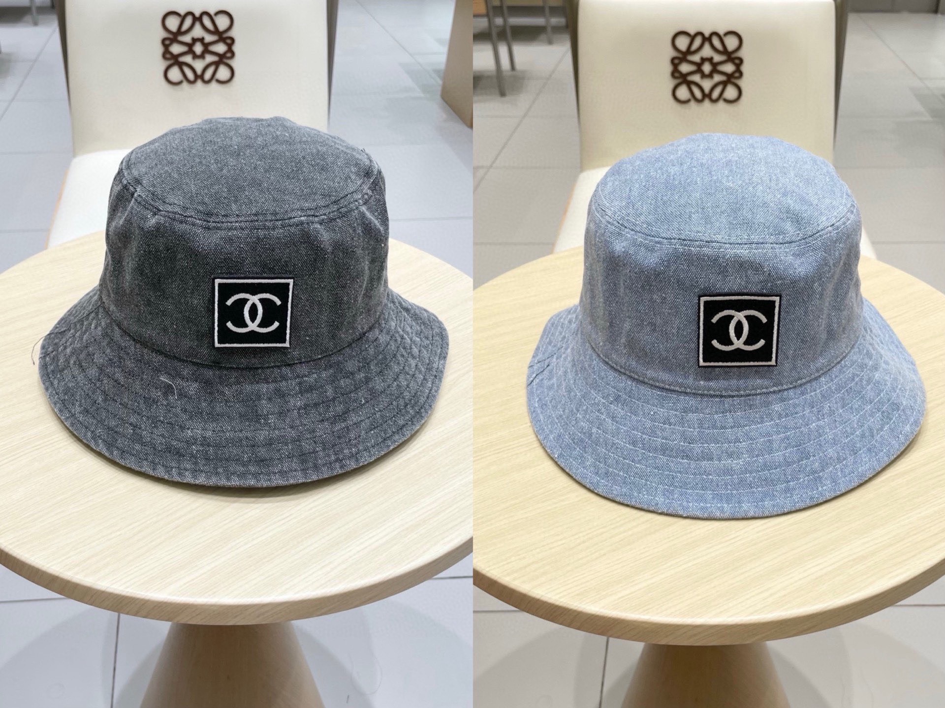 Chanel香奈儿渔夫帽，头围57cm