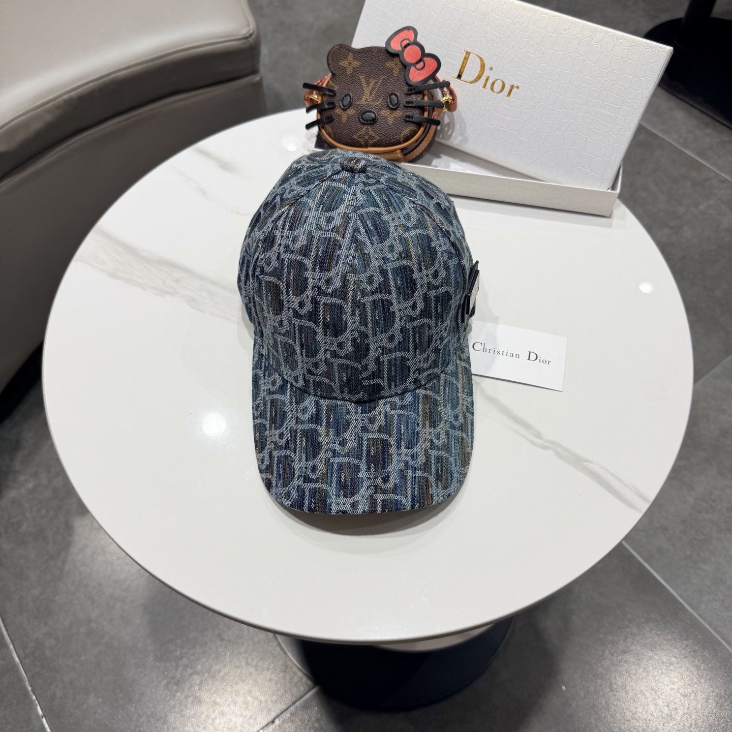 DIOR迪奥 官网同步新款发布 老花牛仔D家棒球帽🧢，水洗标超级火爆