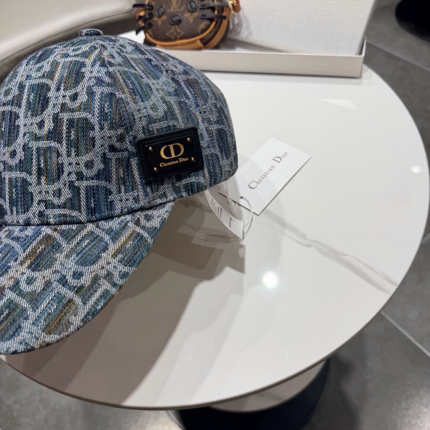 DIOR迪奥 官网同步新款发布 老花牛仔D家棒球帽🧢，水洗标超级火爆