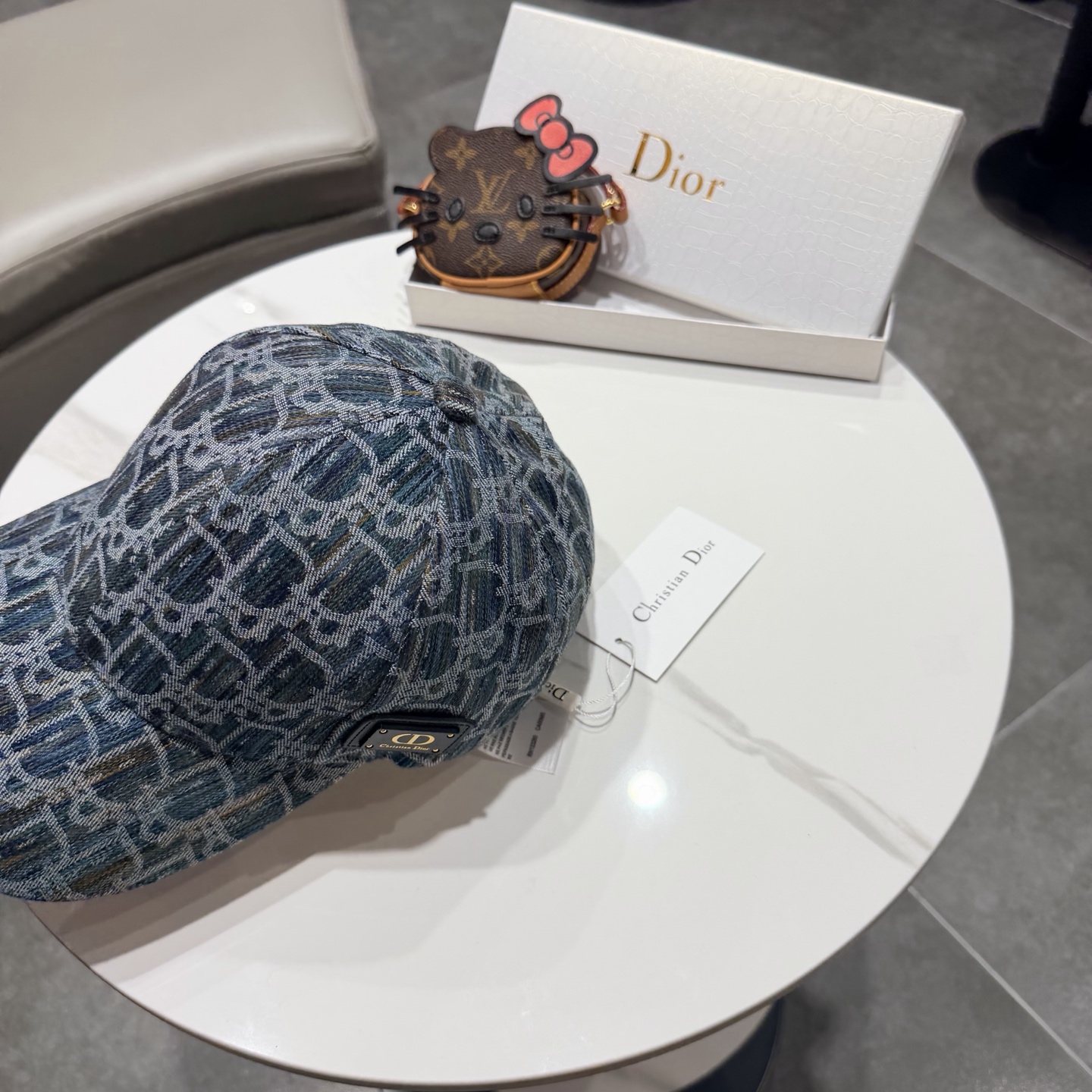 DIOR迪奥 官网同步新款发布 老花牛仔D家棒球帽🧢，水洗标超级火爆