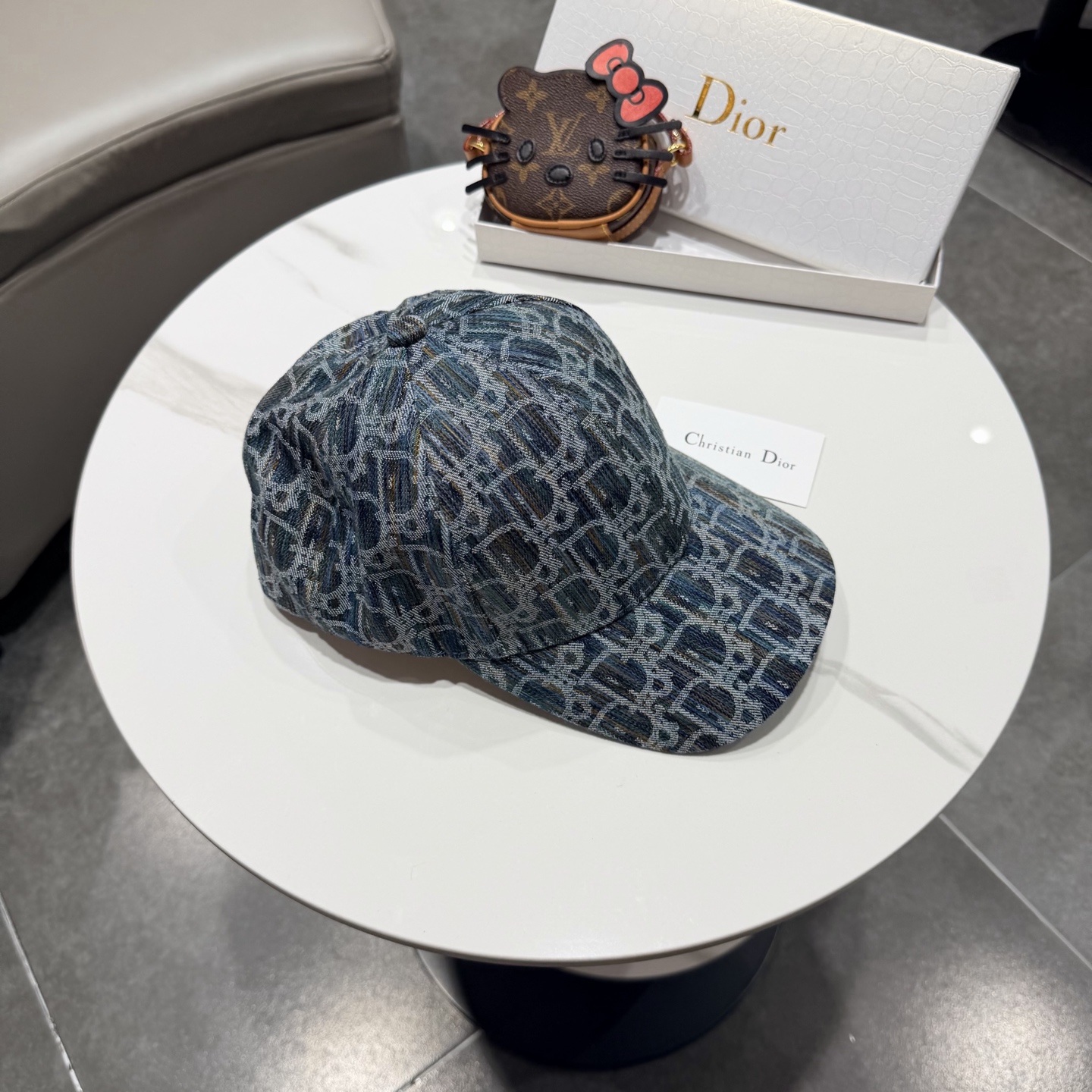 DIOR迪奥 官网同步新款发布 老花牛仔D家棒球帽🧢，水洗标超级火爆