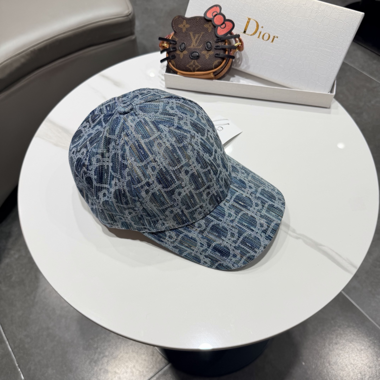 DIOR迪奥 官网同步新款发布 老花牛仔D家棒球帽🧢，水洗标超级火爆