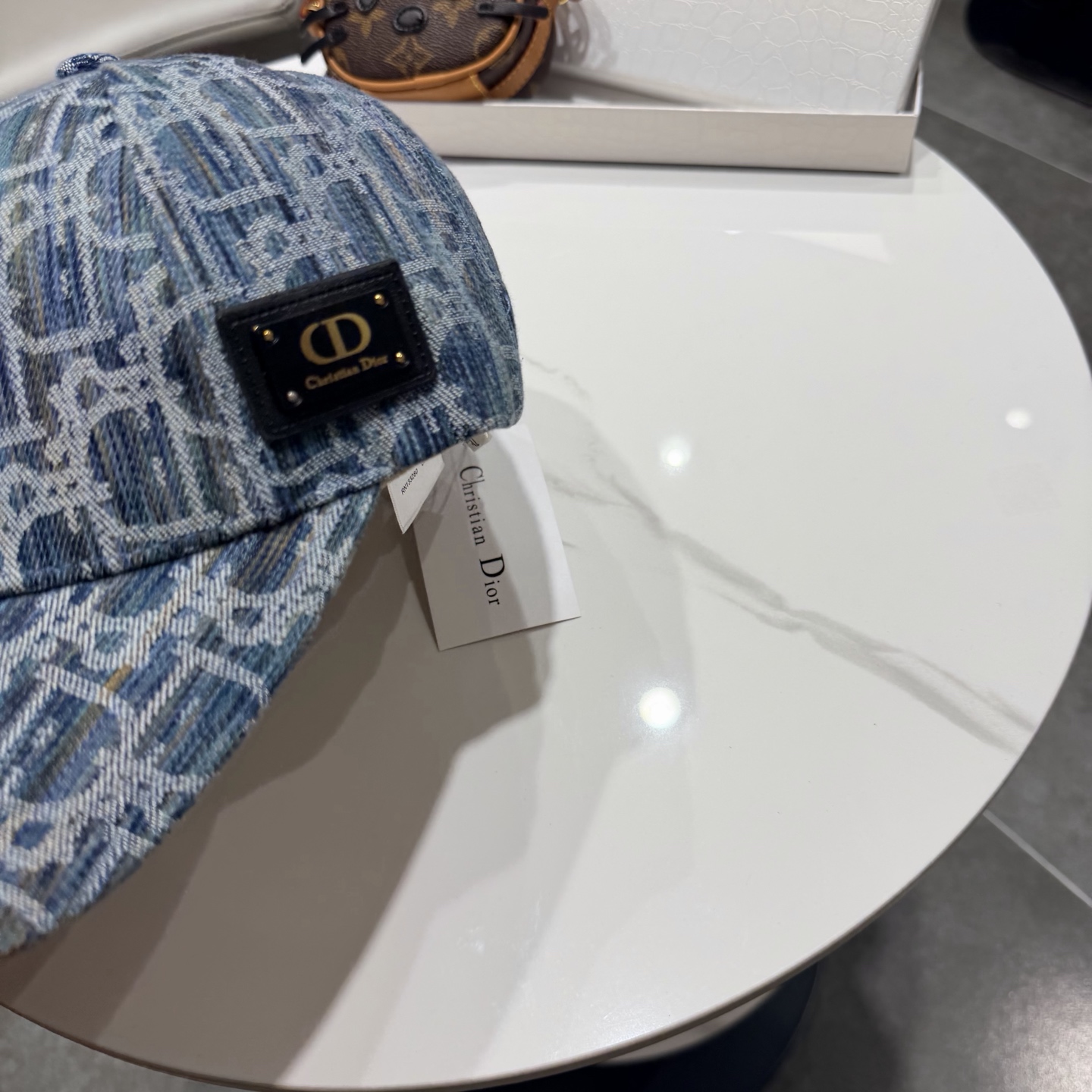 DIOR迪奥 官网同步新款发布 老花牛仔D家棒球帽🧢，水洗标超级火爆