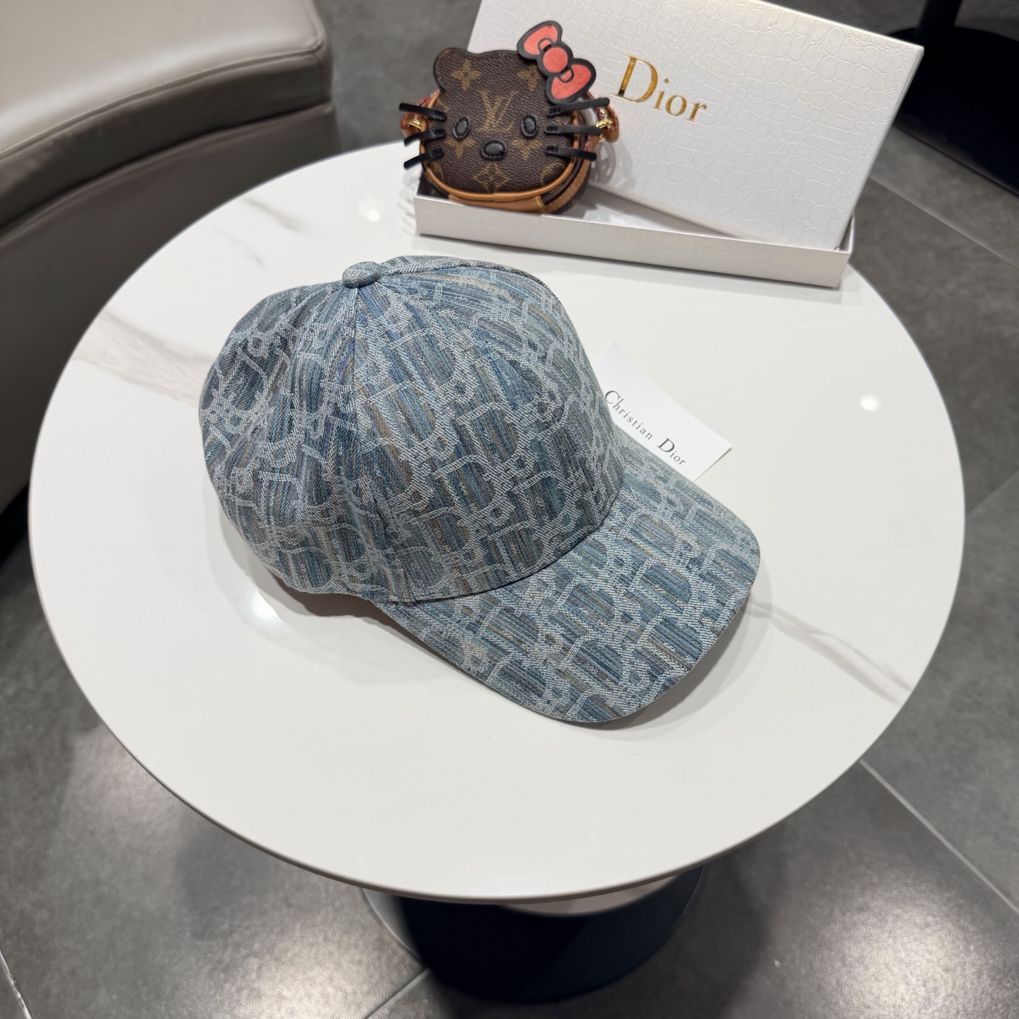 DIOR迪奥 官网同步新款发布 老花牛仔D家棒球帽🧢，水洗标超级火爆