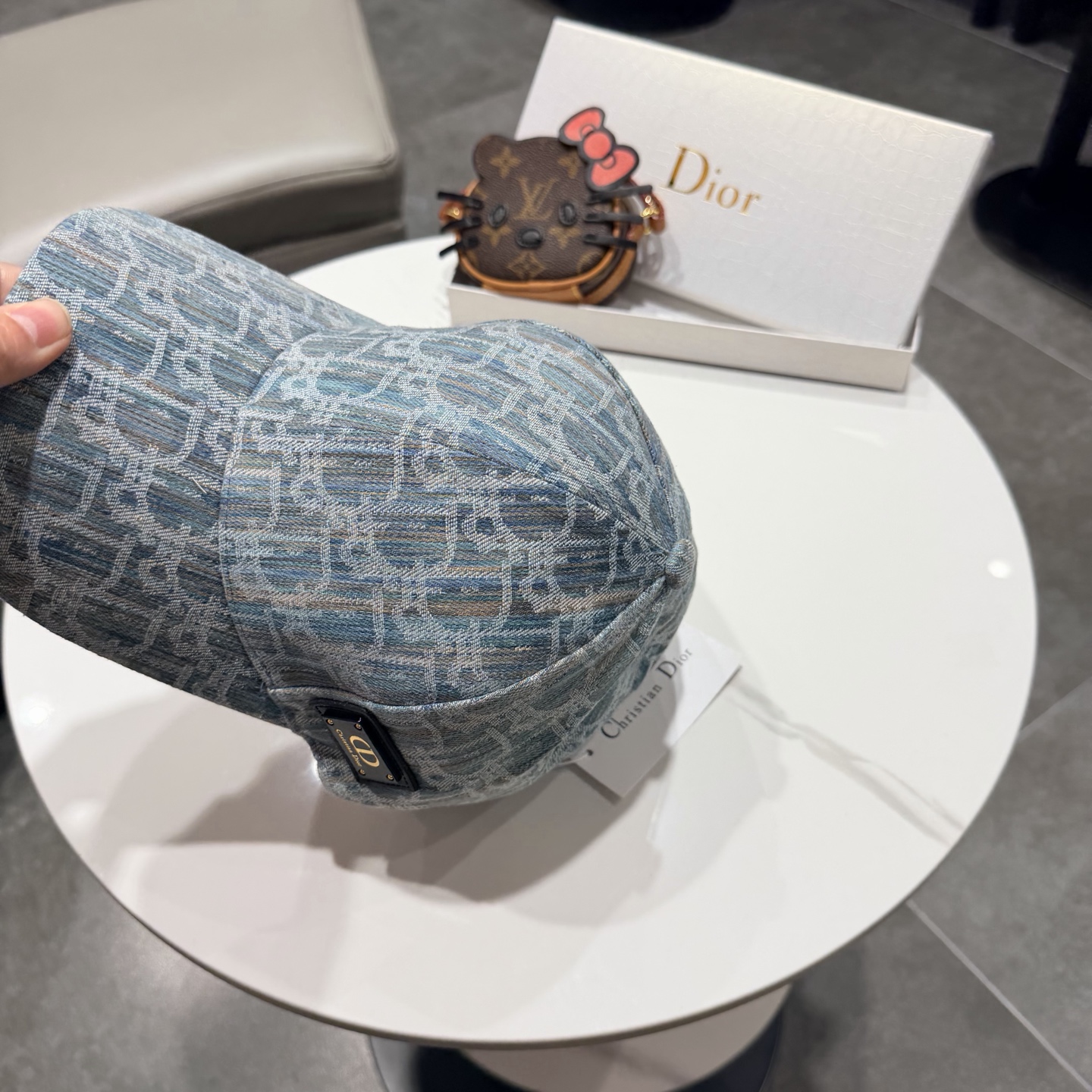 DIOR迪奥 官网同步新款发布 老花牛仔D家棒球帽🧢，水洗标超级火爆