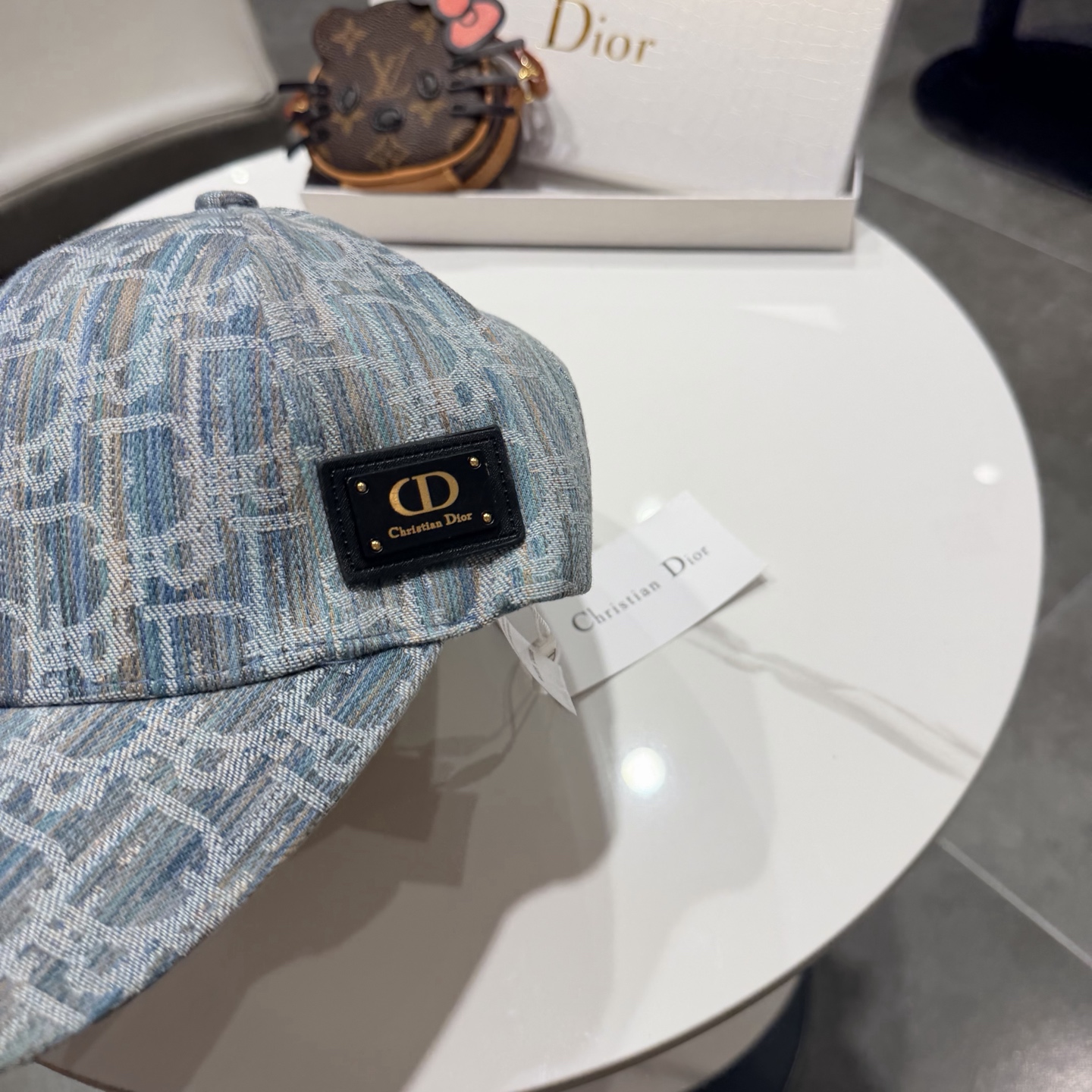 DIOR迪奥 官网同步新款发布 老花牛仔D家棒球帽🧢，水洗标超级火爆