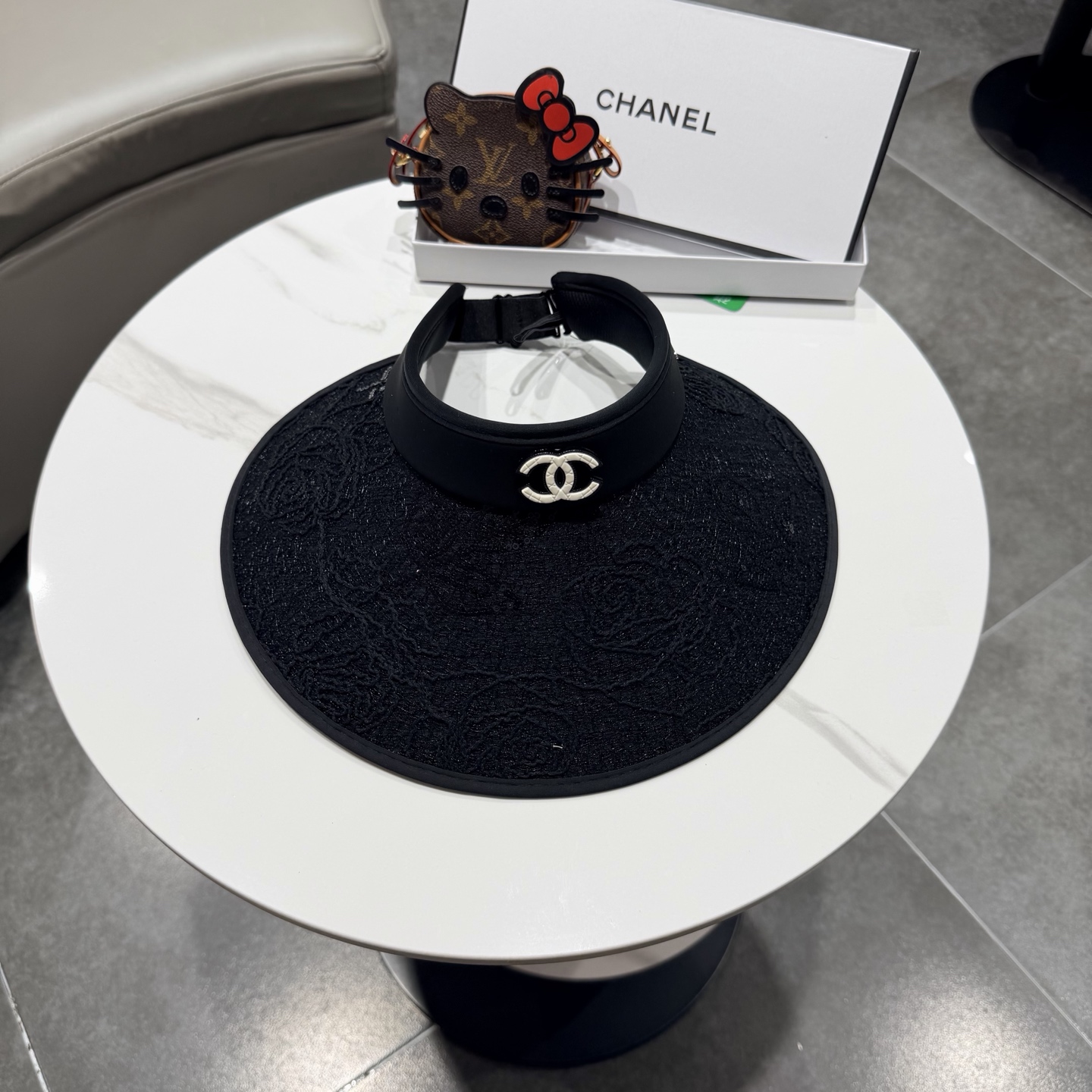 Chanel香奈儿空顶遮阳帽 头围57