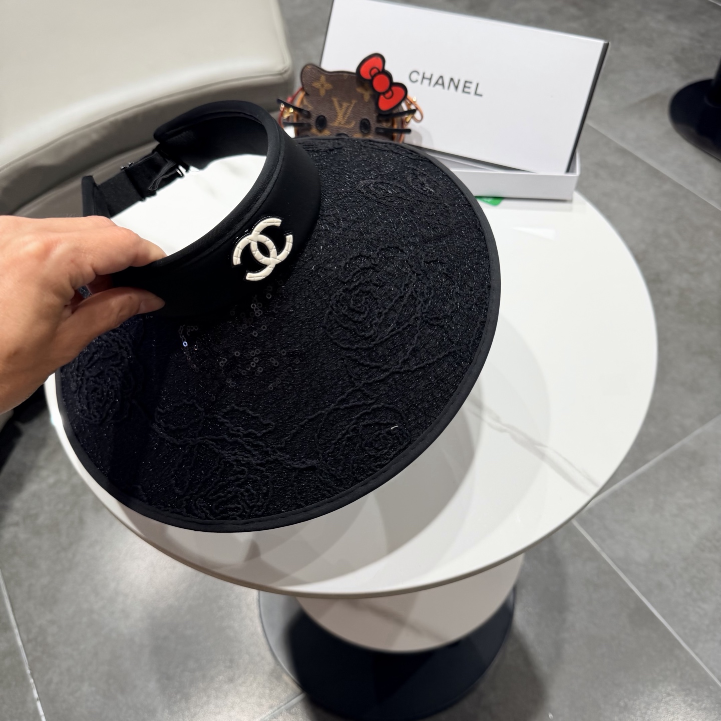 Chanel香奈儿空顶遮阳帽 头围57