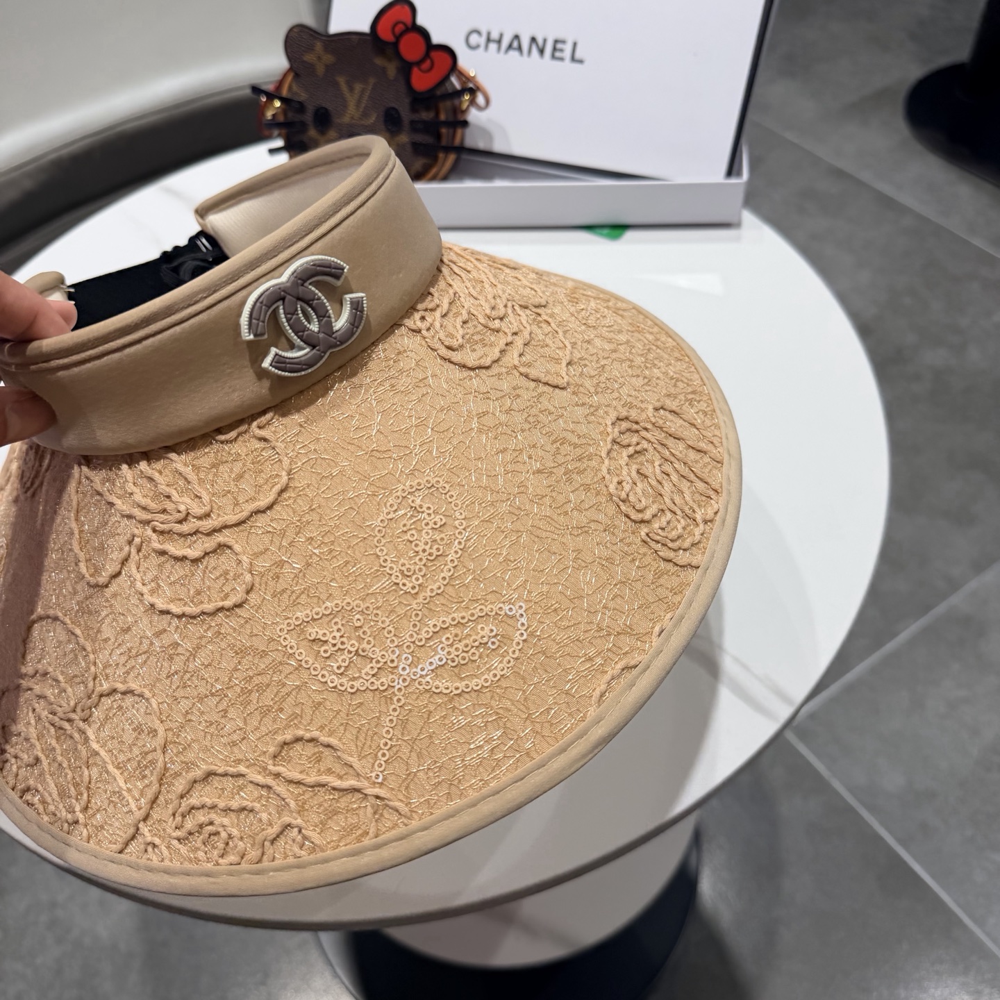 Chanel香奈儿空顶遮阳帽 头围57