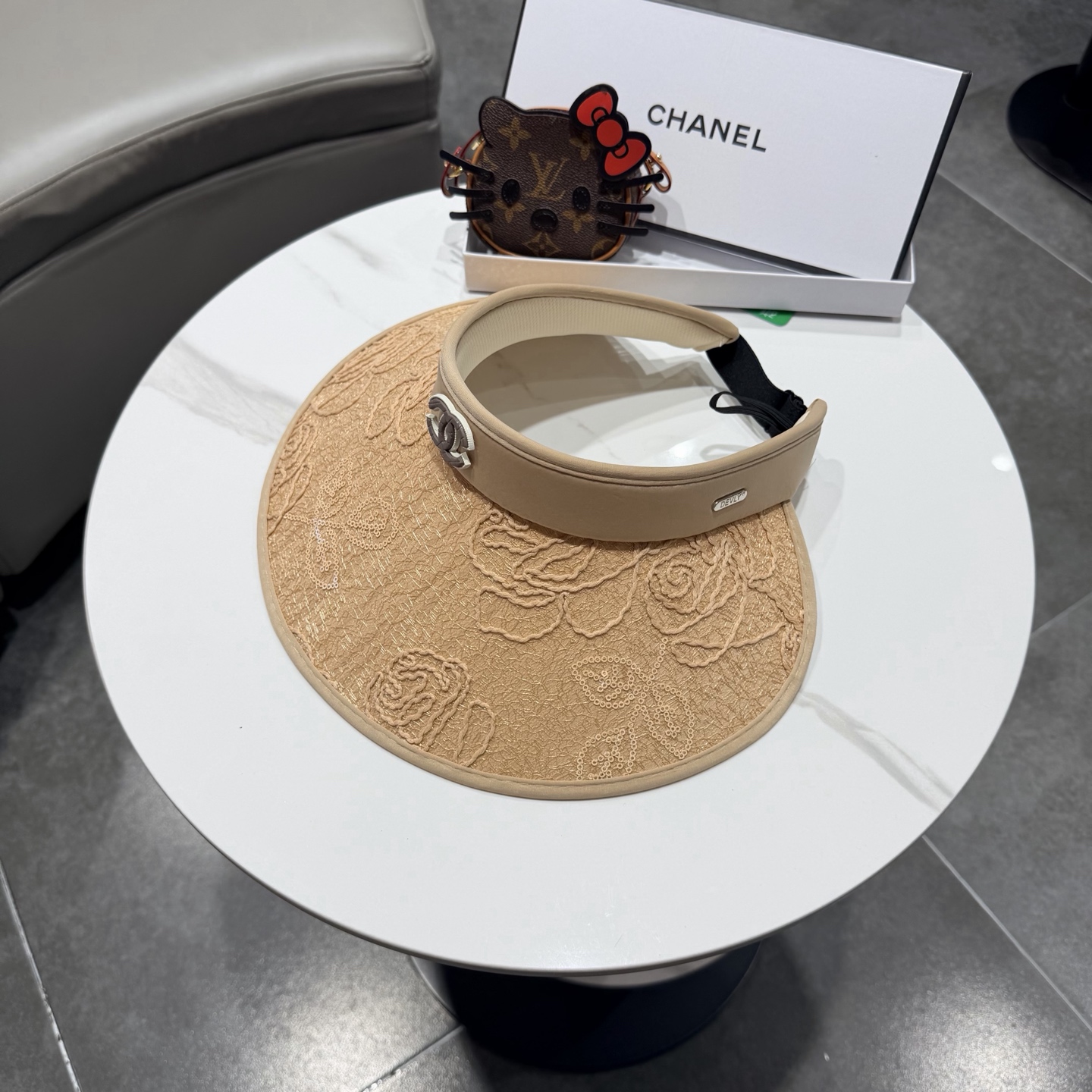 Chanel香奈儿空顶遮阳帽 头围57