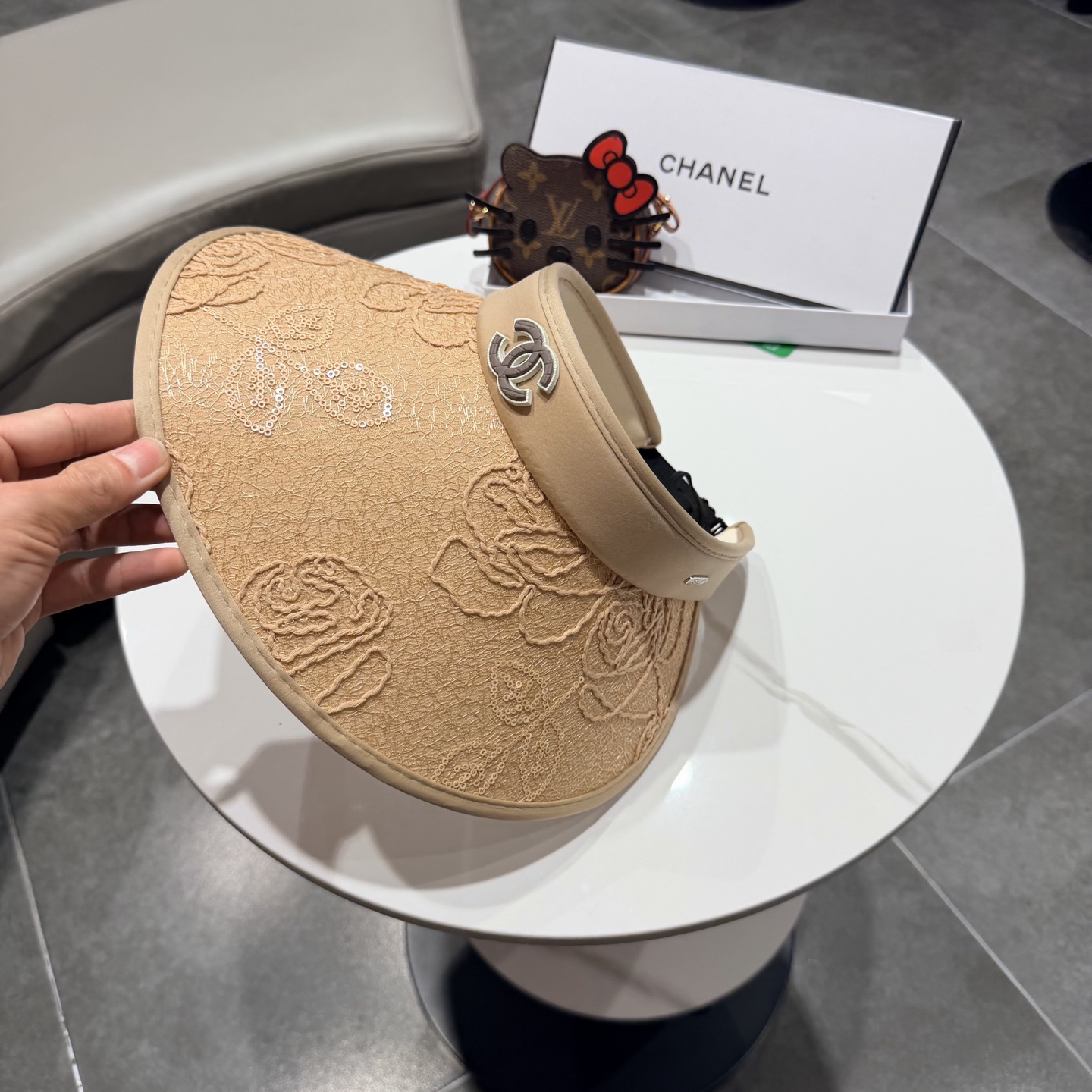 Chanel香奈儿空顶遮阳帽 头围57