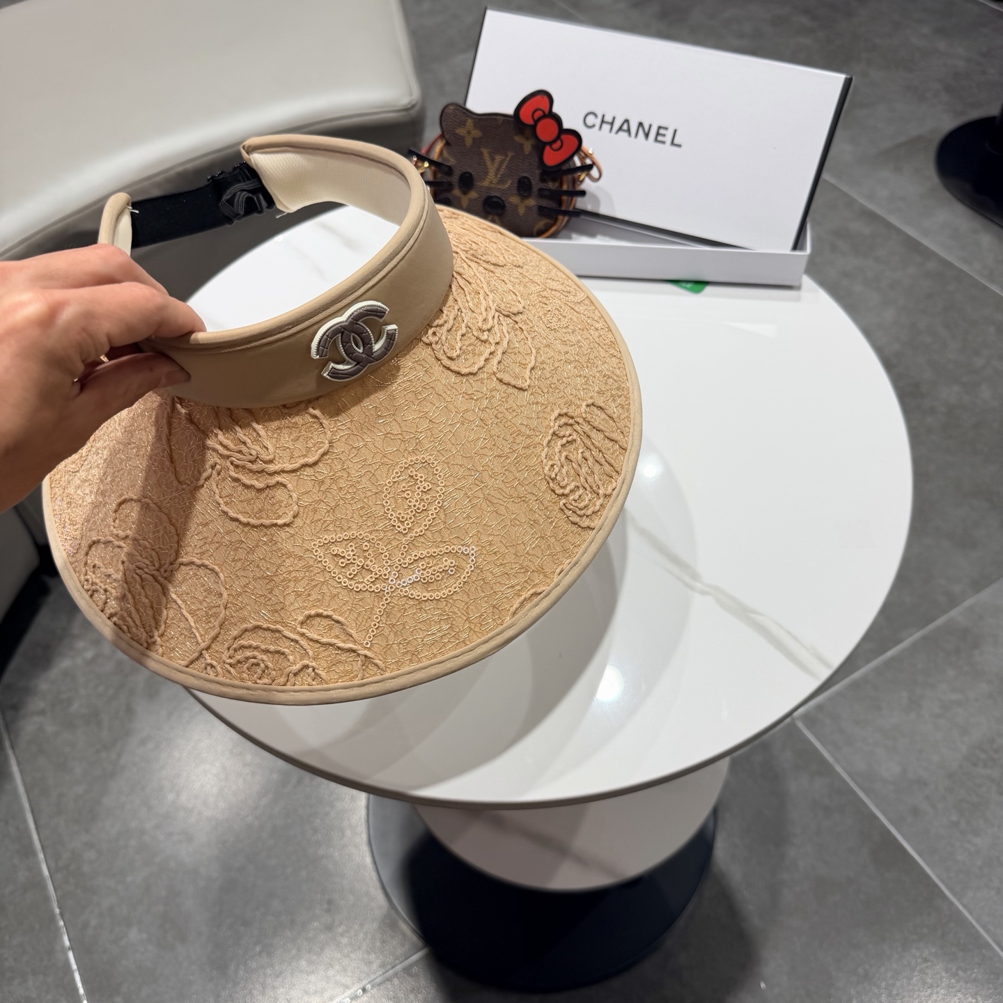 Chanel香奈儿空顶遮阳帽 头围57