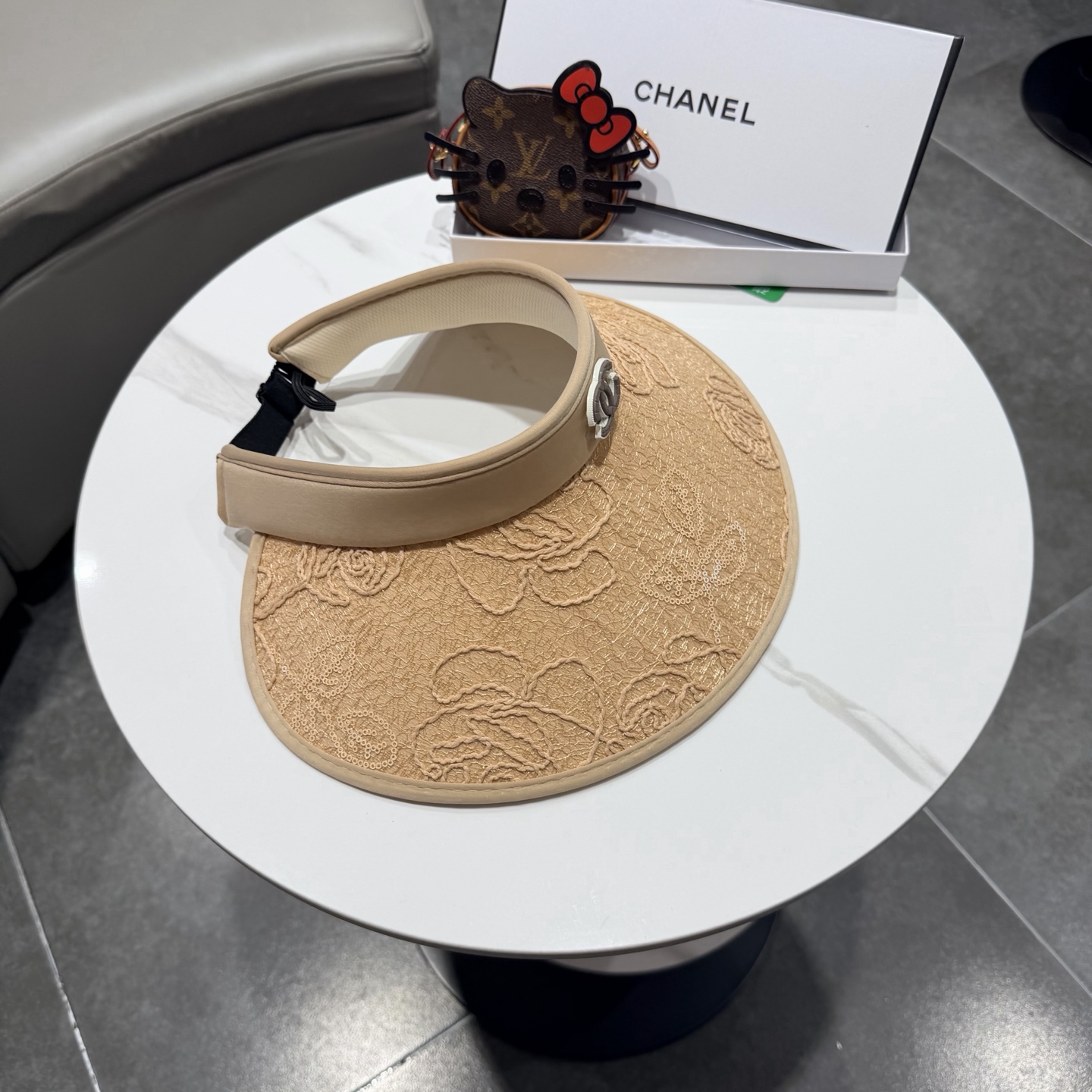 Chanel香奈儿空顶遮阳帽 头围57