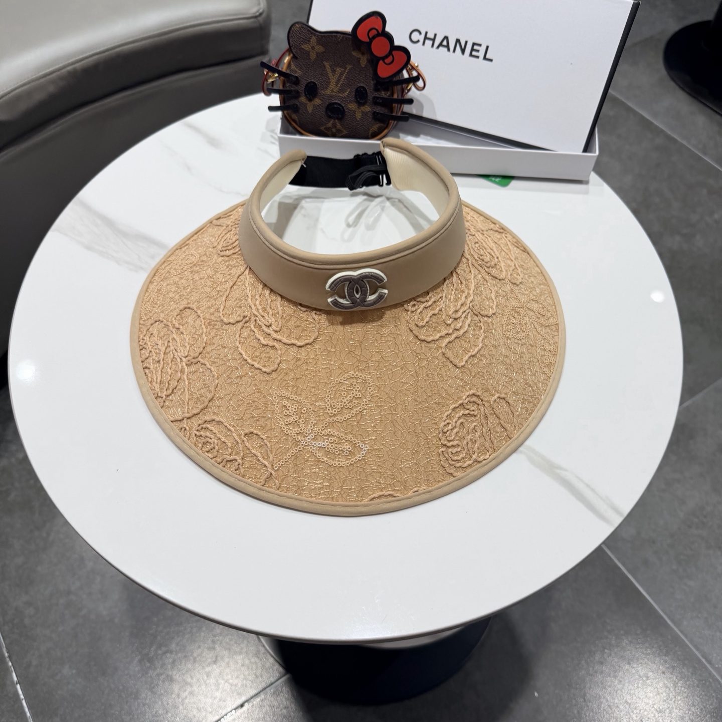 Chanel香奈儿空顶遮阳帽 头围57