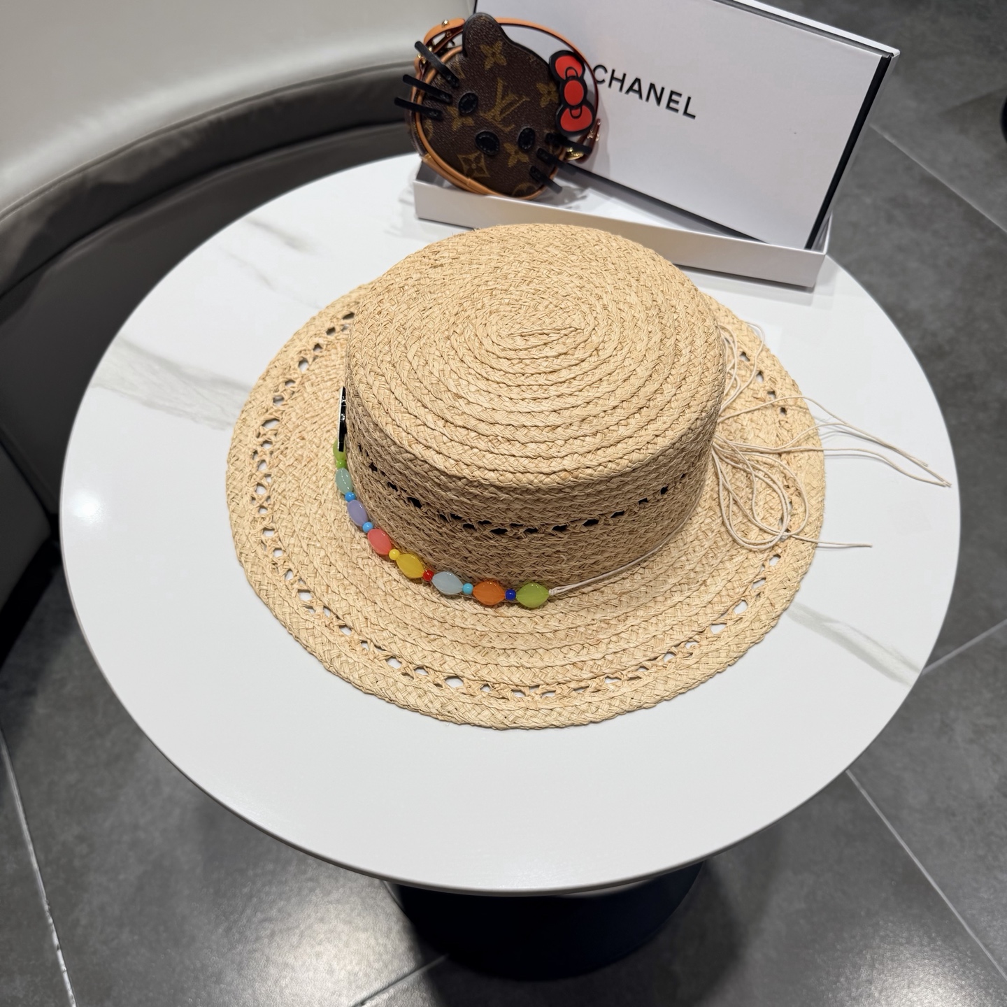 NO:755836,Chanel Chanel raffia sun hat, travel essential, head circumference 57cm hat straw hat fisherman hat baseball cap, hat, chanel, chanel, espadrilles, hats19860909Chanel香奈儿拉菲草遮阳帽,出游必备,头围57cm帽子草帽渔夫帽棒球帽,帽子,chanel,chanel,espadrilles,hats,hat